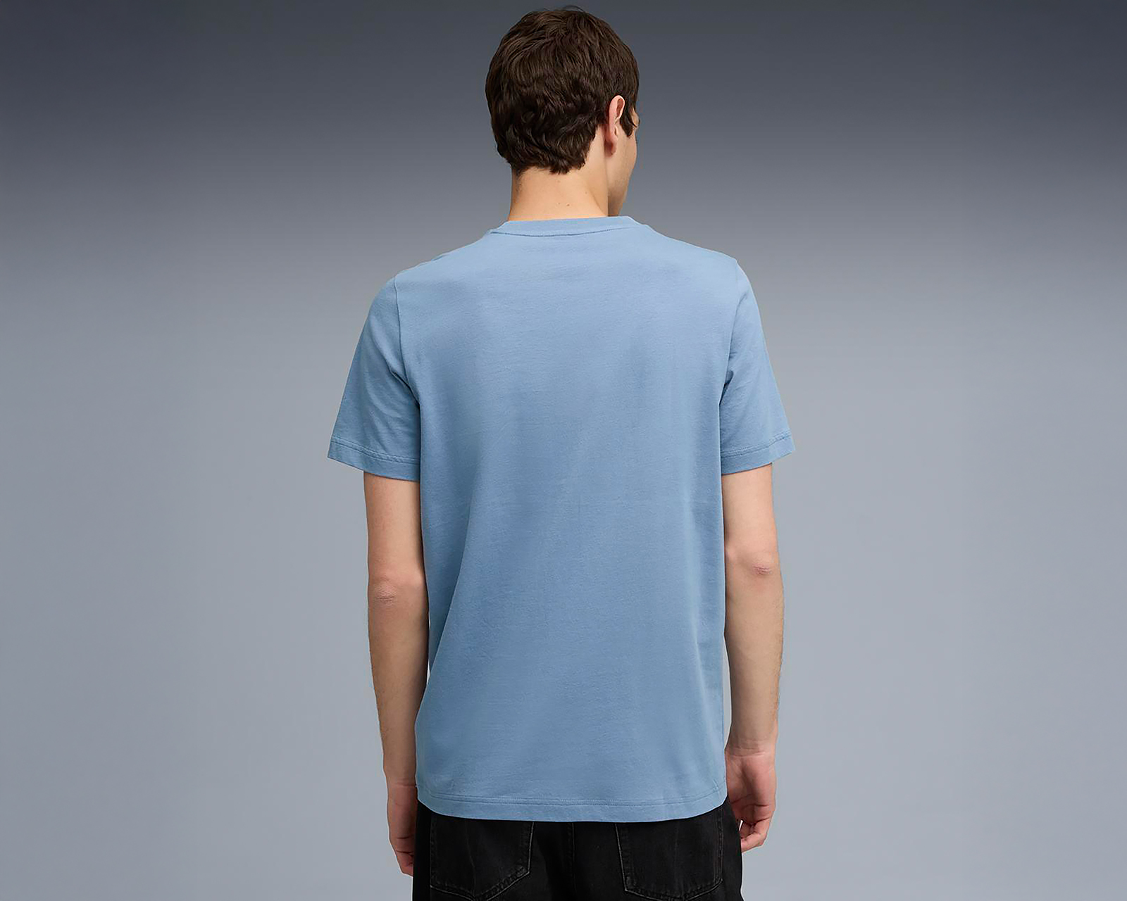 Foto 3 pulgar | Foto 2 | Playera de Cuello Redondo Azul Puma para Hombre