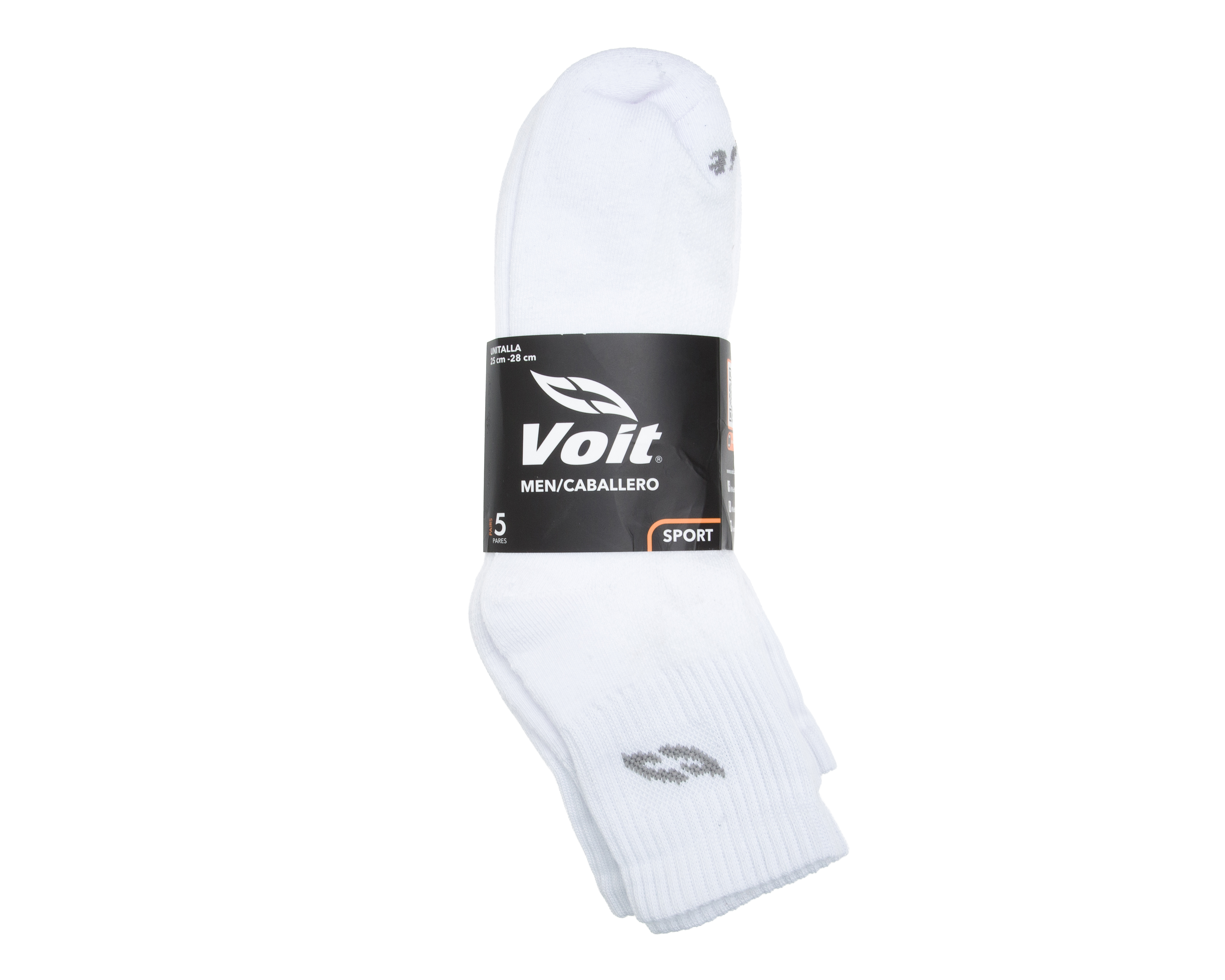 Foto 4 pulgar | Foto 3 | Calcetas Deportivas Voit para Hombre 5 Pares