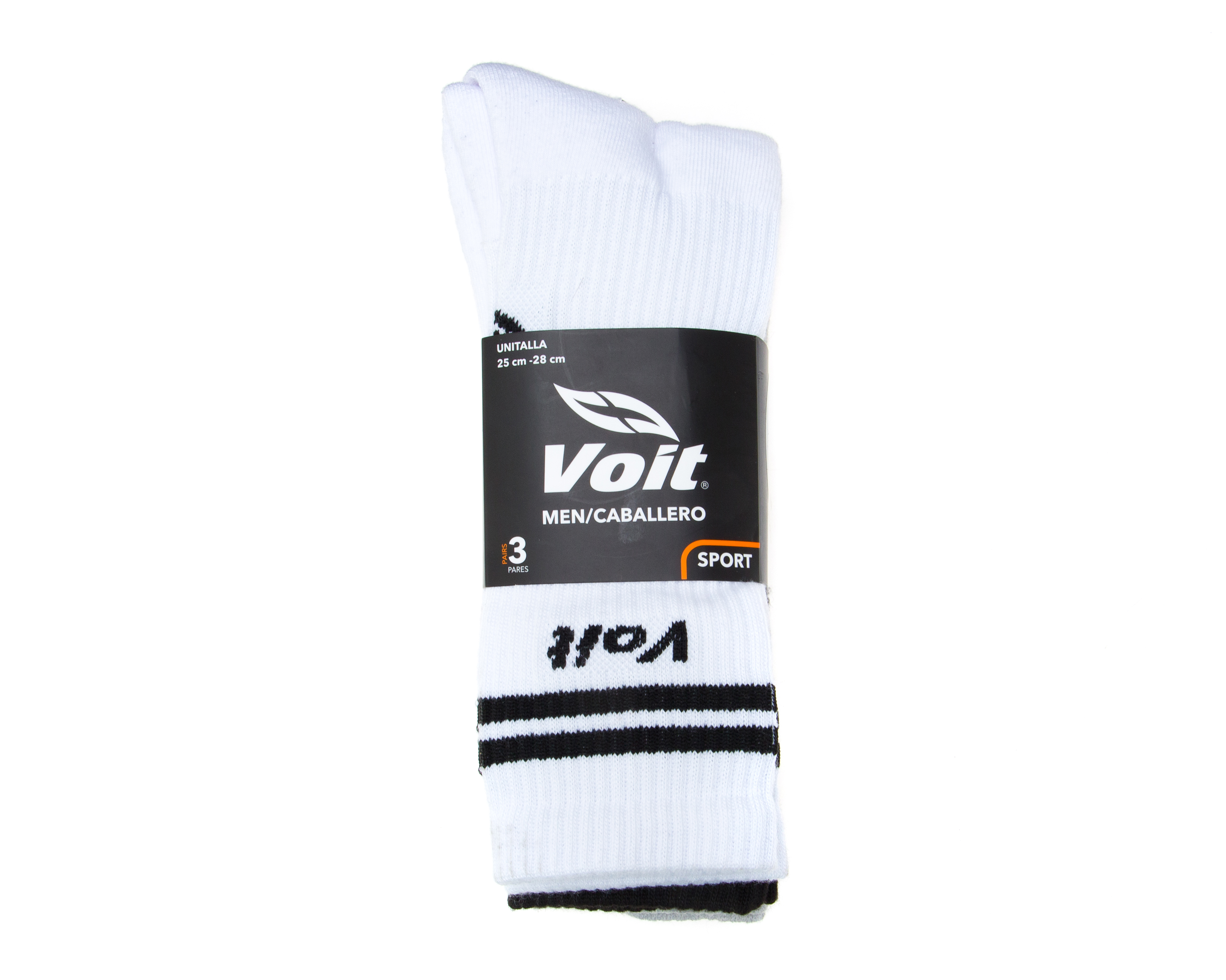 Foto 4 pulgar | Foto 3 | Calcetas Deportivas Voit para Hombre 3 Pares