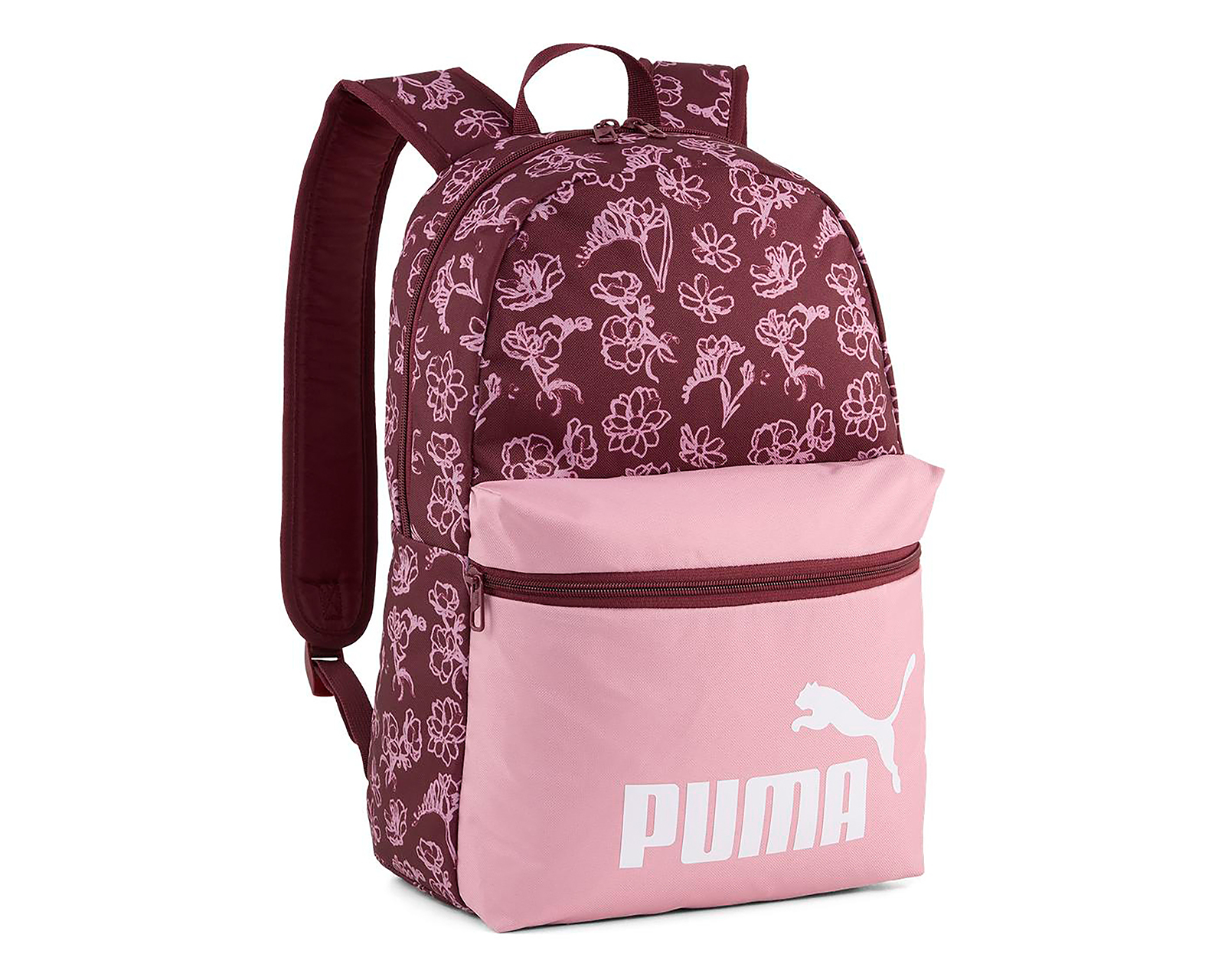 Foto 2 pulgar | Foto 1 | Mochila Puma Phase AOP Rosa