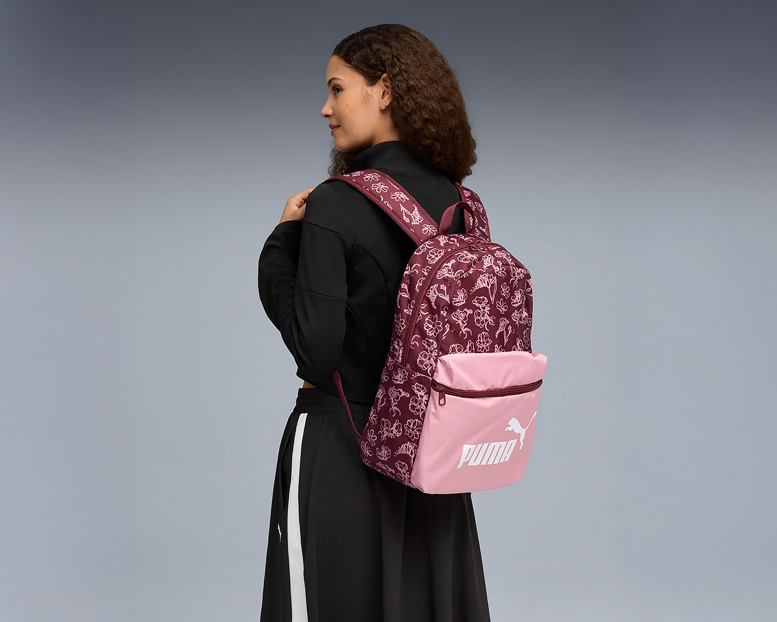 Foto 6 pulgar | Foto 5 | Mochila Puma Phase AOP Rosa