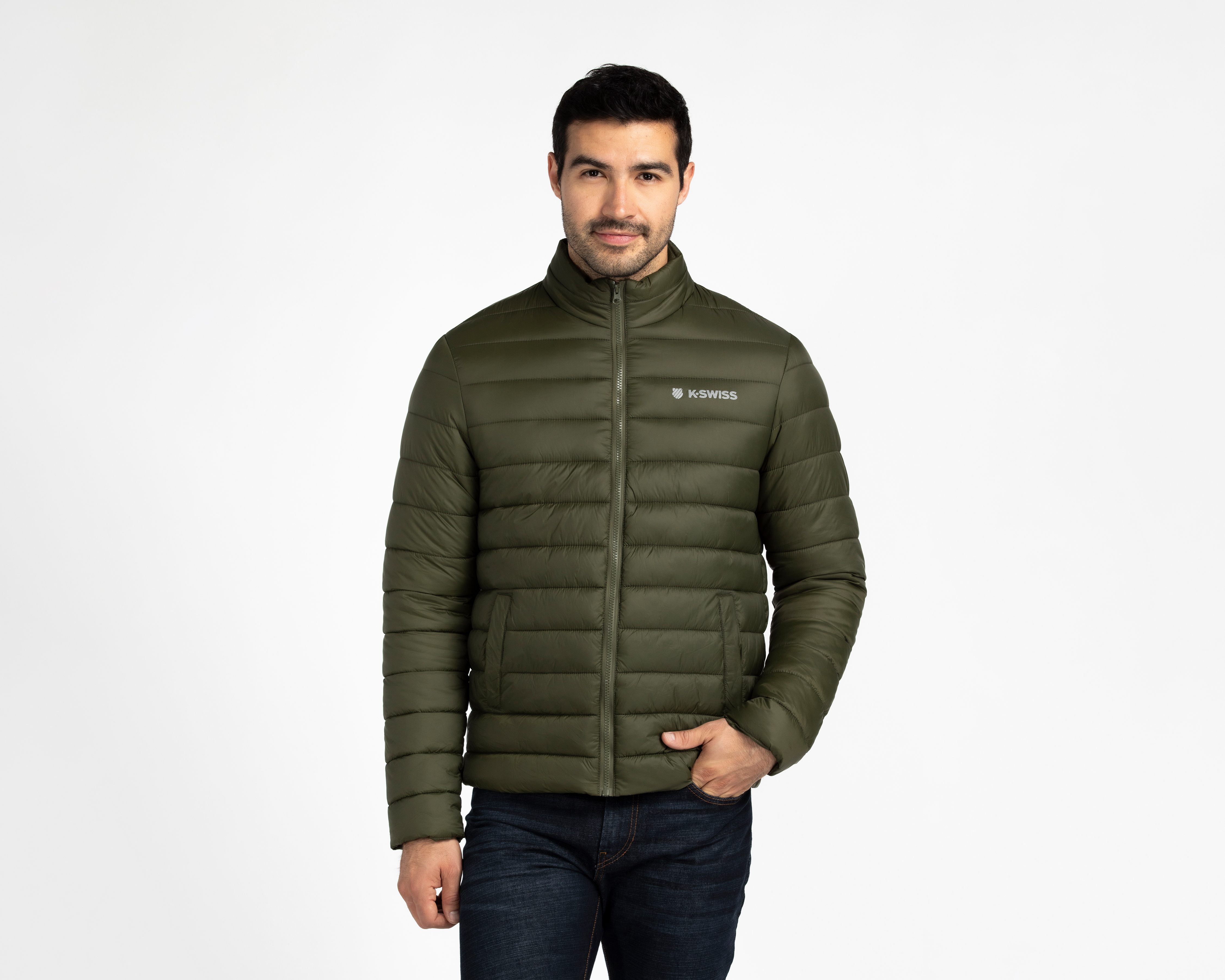 Chamarra Capitonada K-Swiss para Hombre