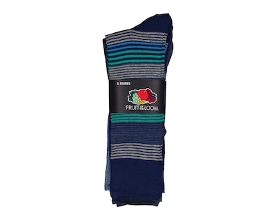 Foto 3 | Foto 3 | Calcetas Largas de Vestir Fruit Of The Loom para Hombre 6 Pares