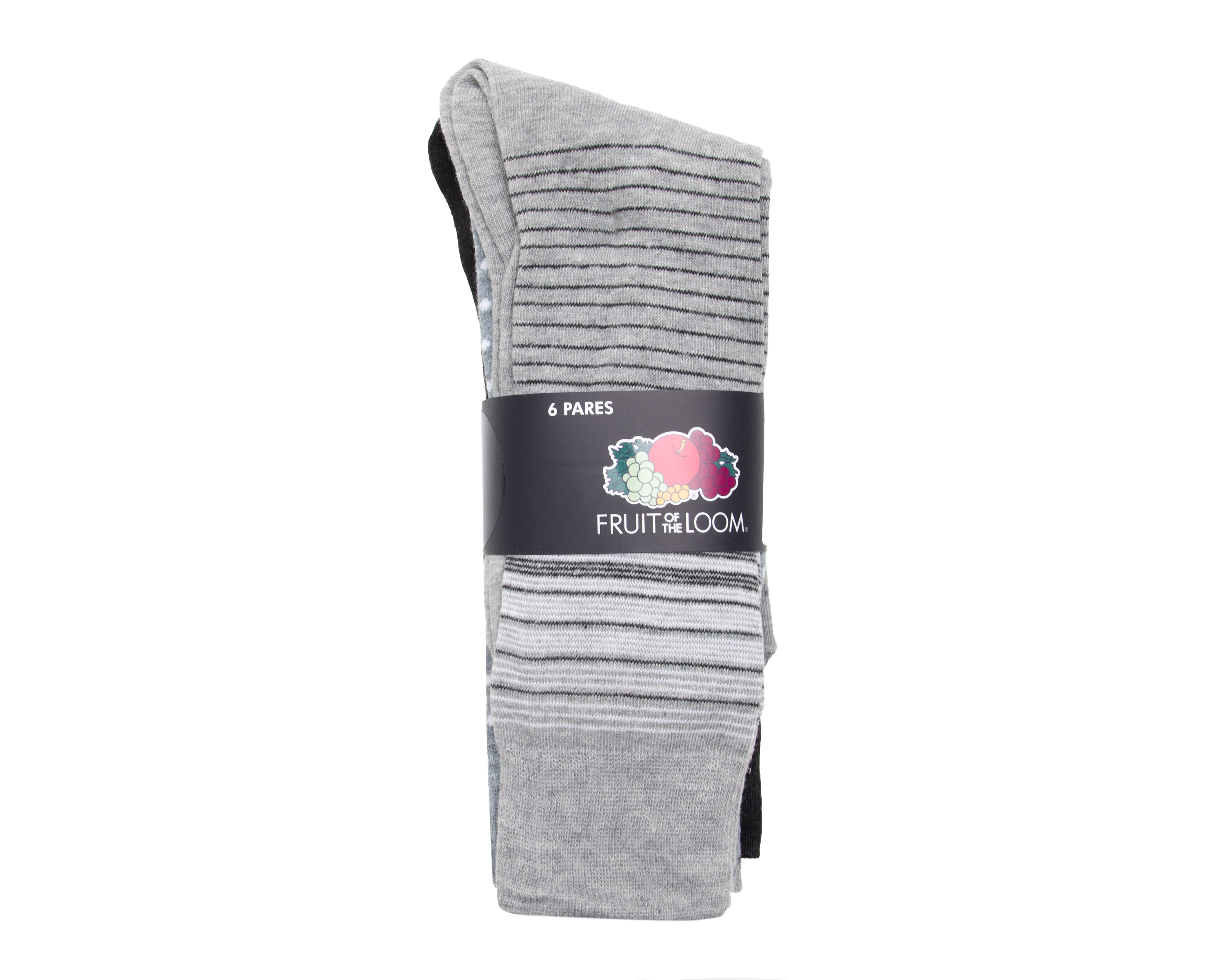 Foto 4 pulgar | Foto 3 | Calcetas de Vestir Fruit of the Loom para Hombre 6 Pares