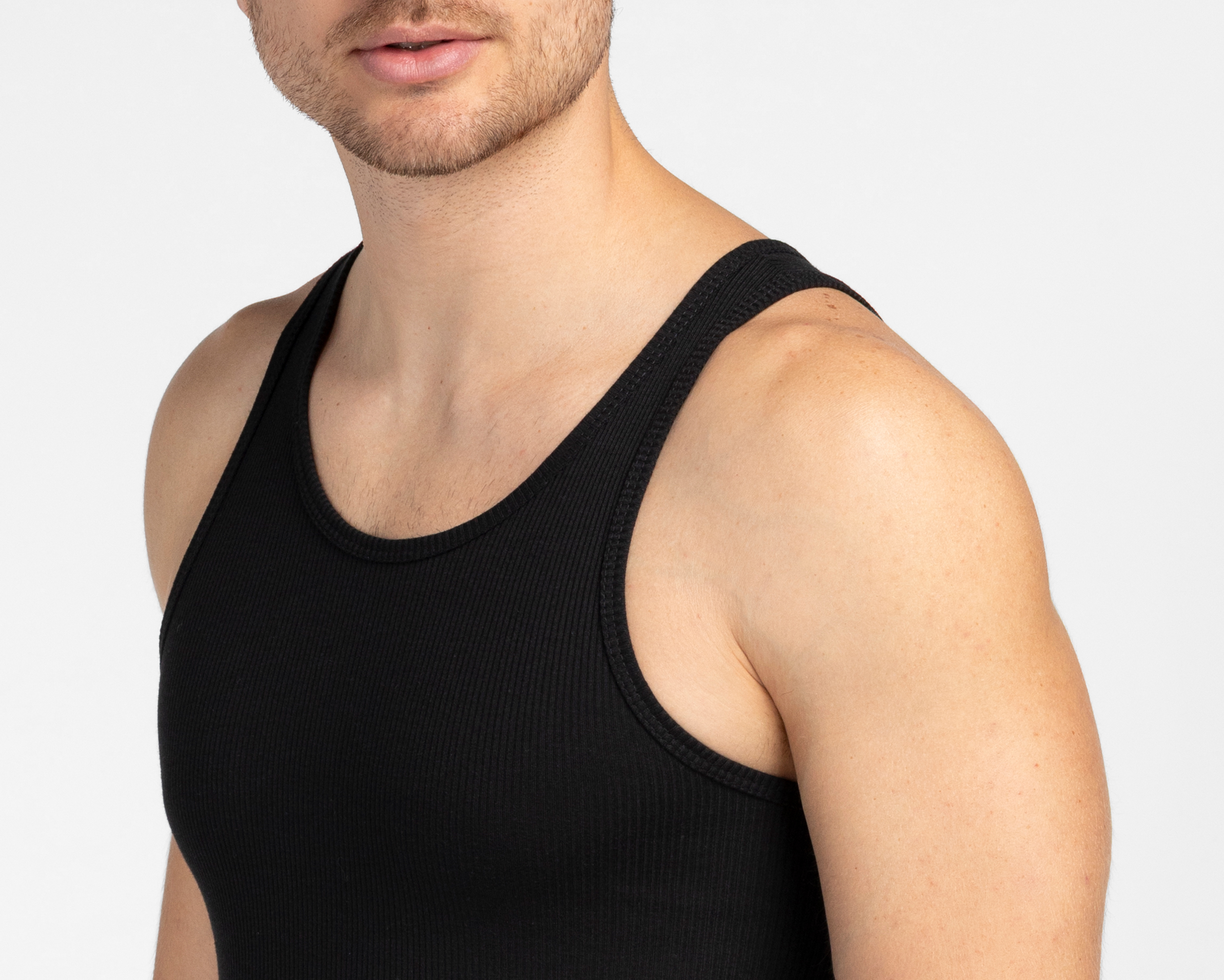 Foto 5 pulgar | Foto 4 | Camiseta Interior Cuello Redondo Lucky Star para Hombre 3 Piezas