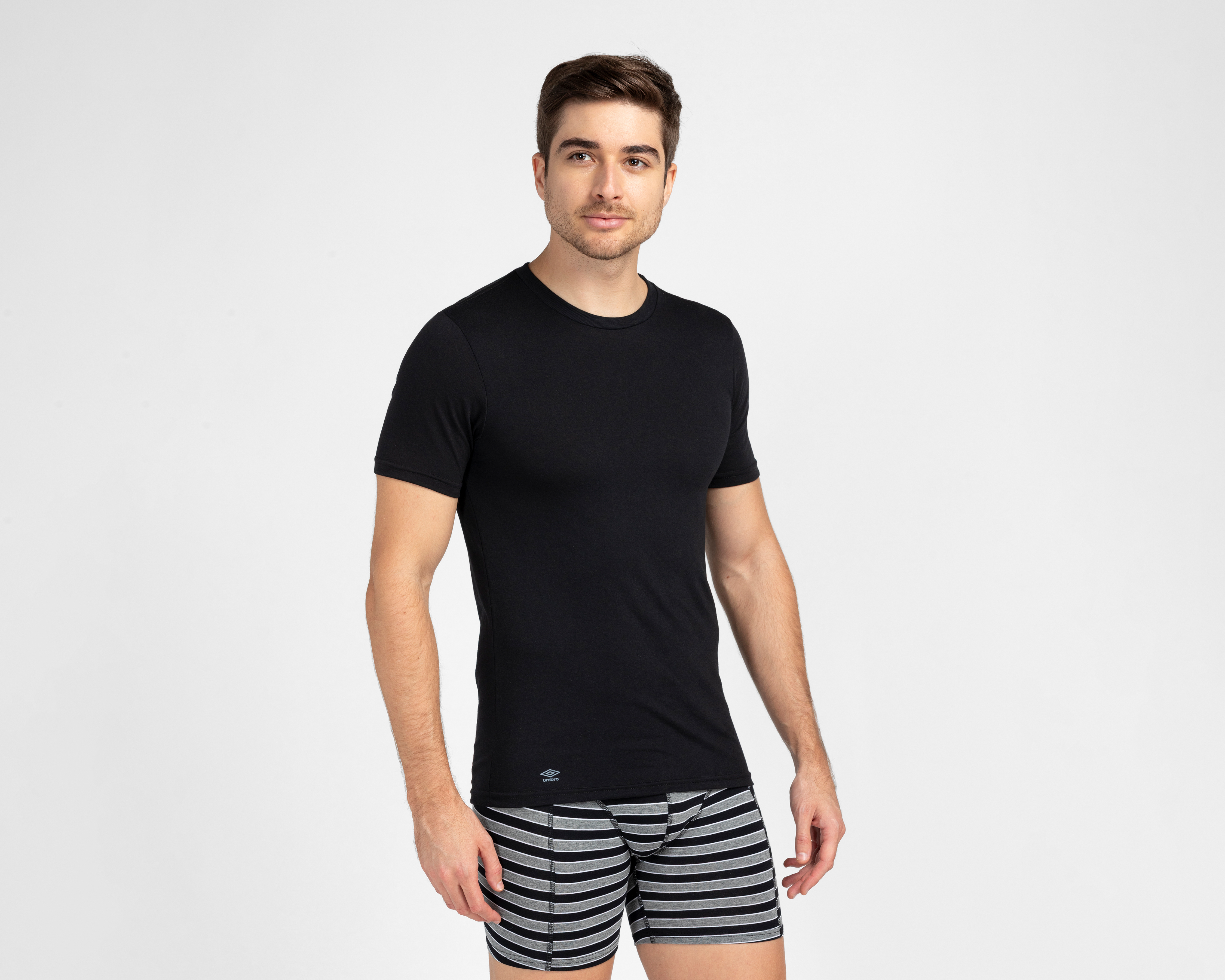 Foto 3 pulgar | Foto 2 | Playera Interior Cuello Redondo Rinbros para Hombre 3 Piezas