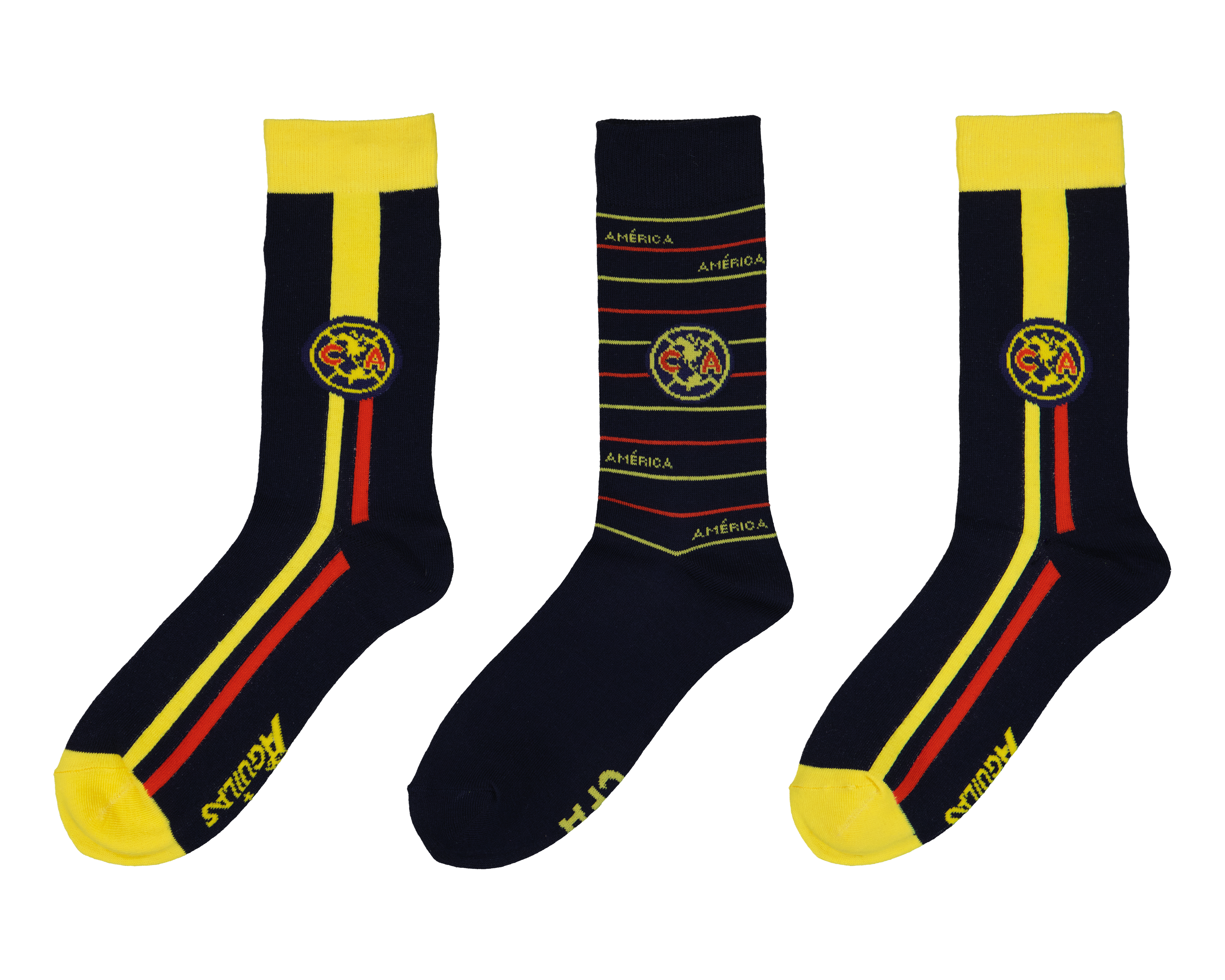 Calcetas Largas Club América para Hombre 3 Pares