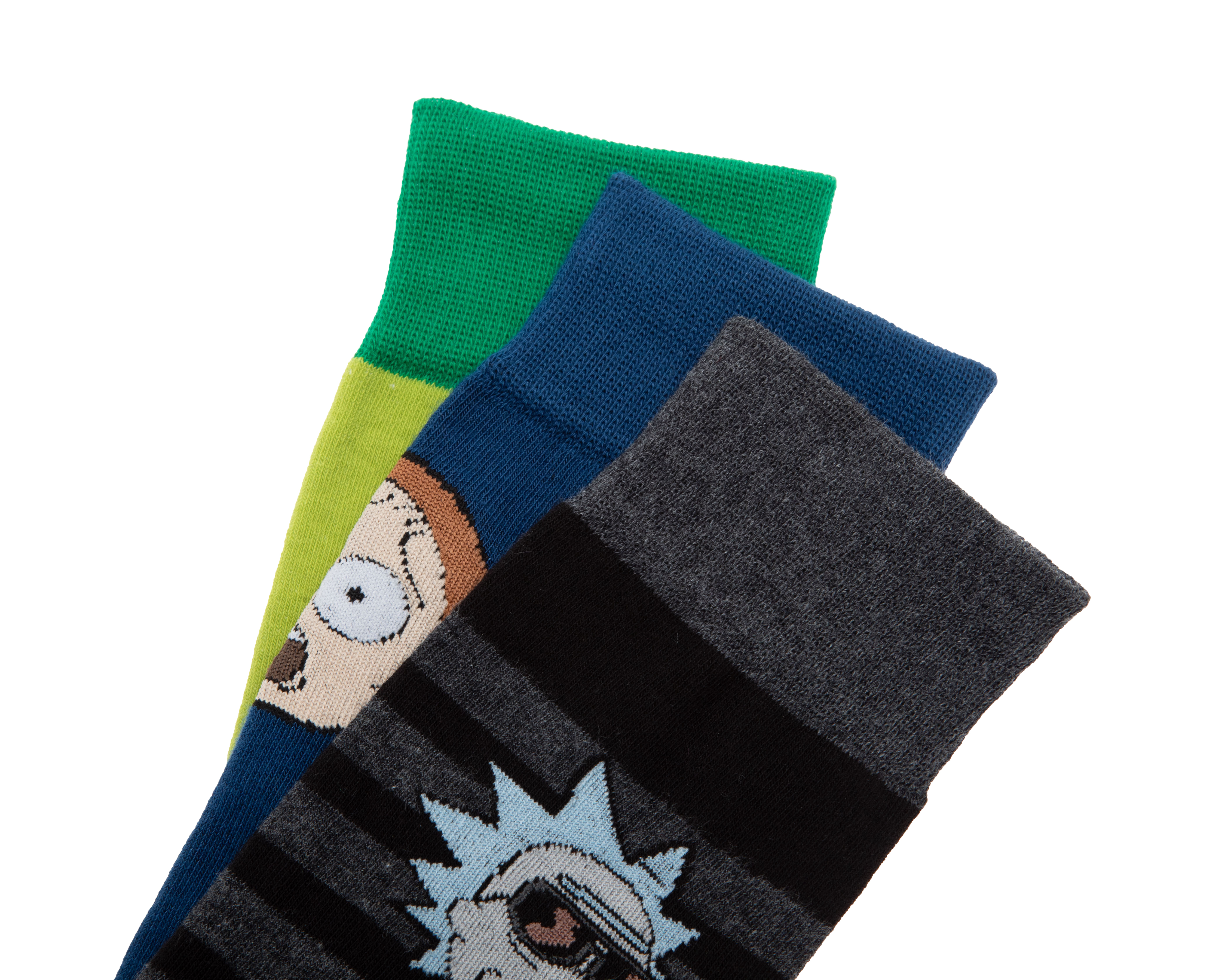 Foto 2 | Foto 2 | Calcetas Largas Rick & Morty para Hombre 3 Pares