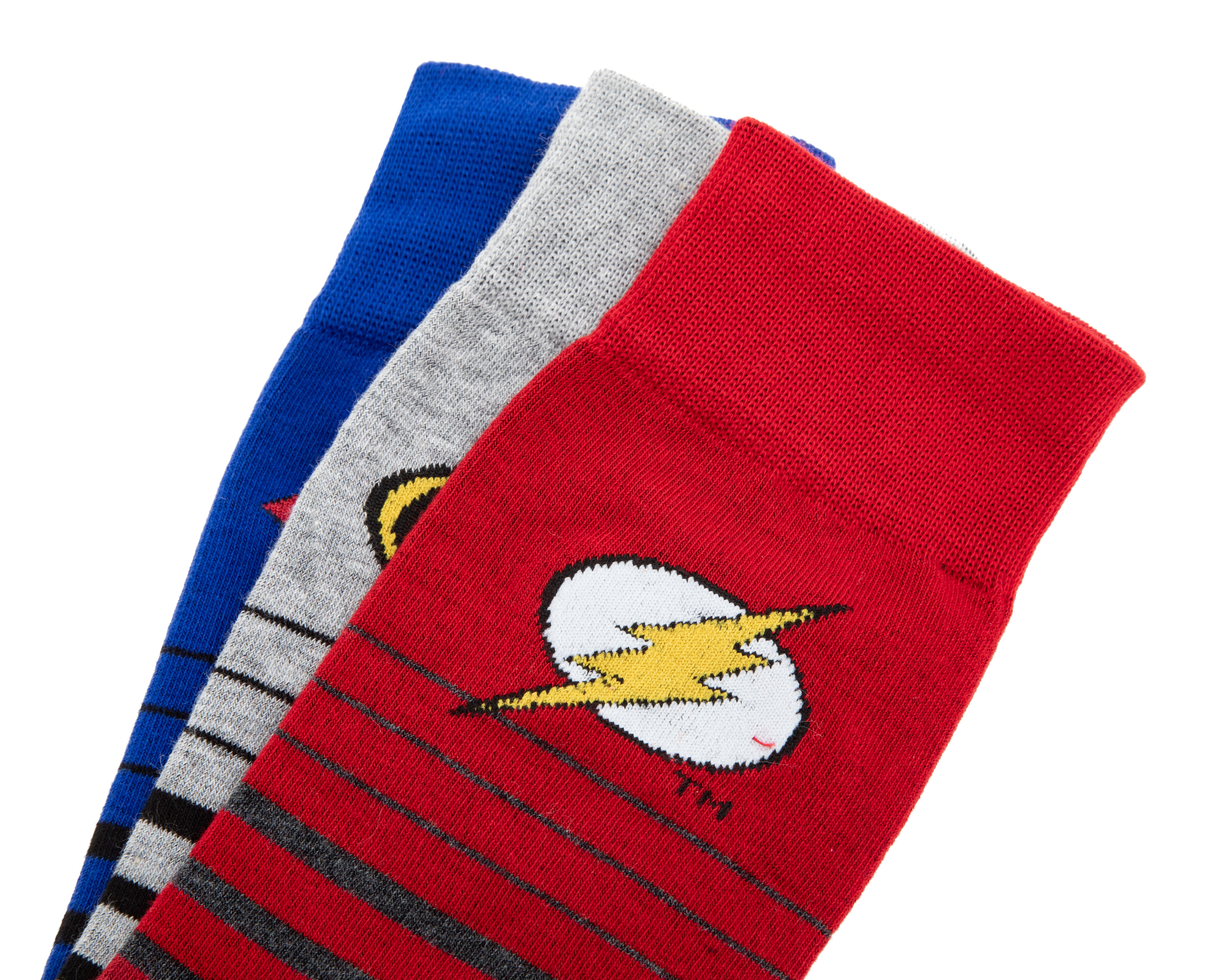 Foto 3 pulgar | Foto 2 | Calcetas Largas Justice League para Hombre 3 Pares