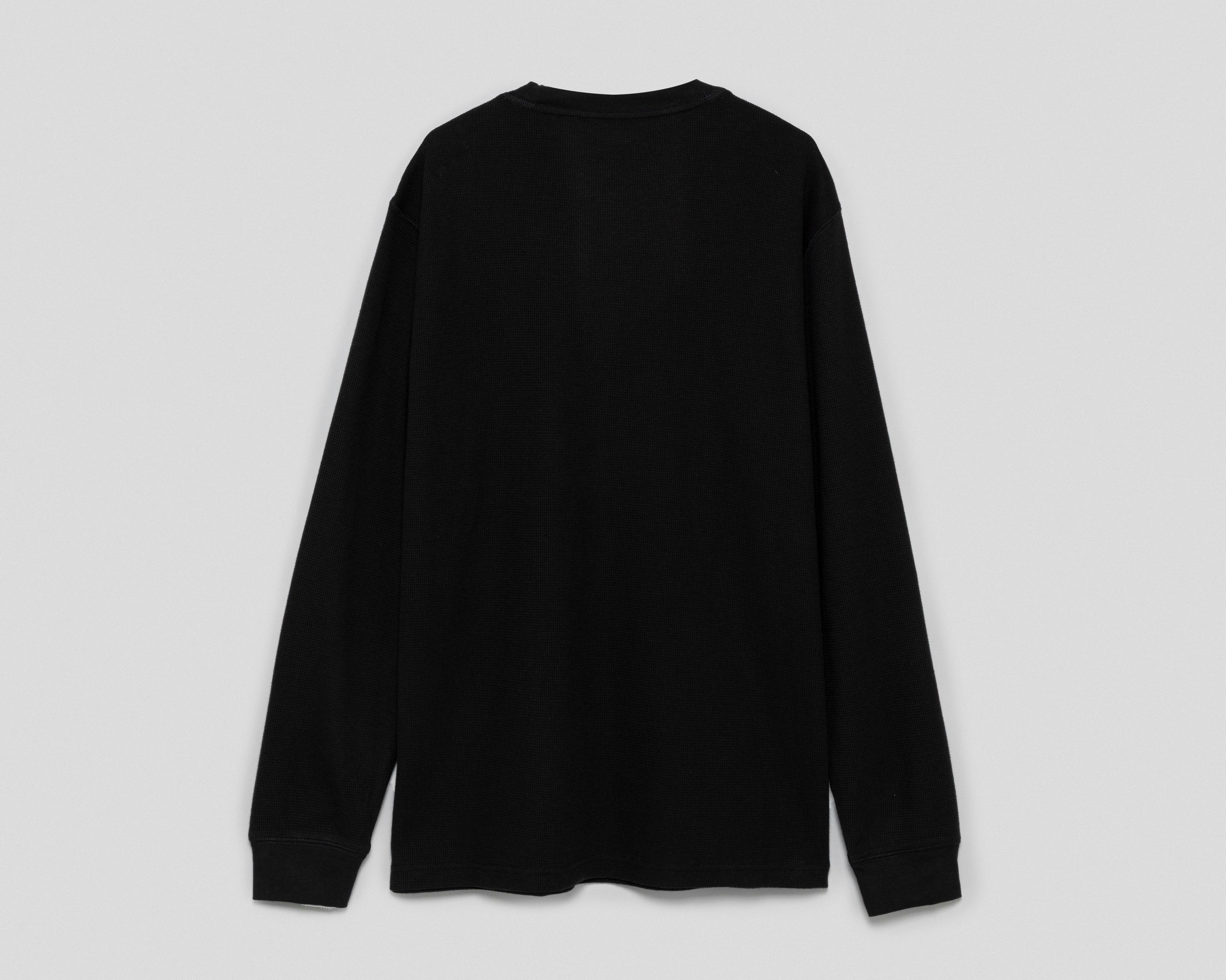 Foto 3 pulgar | Foto 2 | Playera Manga Larga Cuello Redondo Negra American Eagle para Hombre