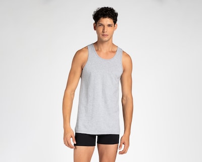 Foto 2 | Foto 2 | Camiseta Interior sin Mangas Zaga para Hombre 2 Piezas