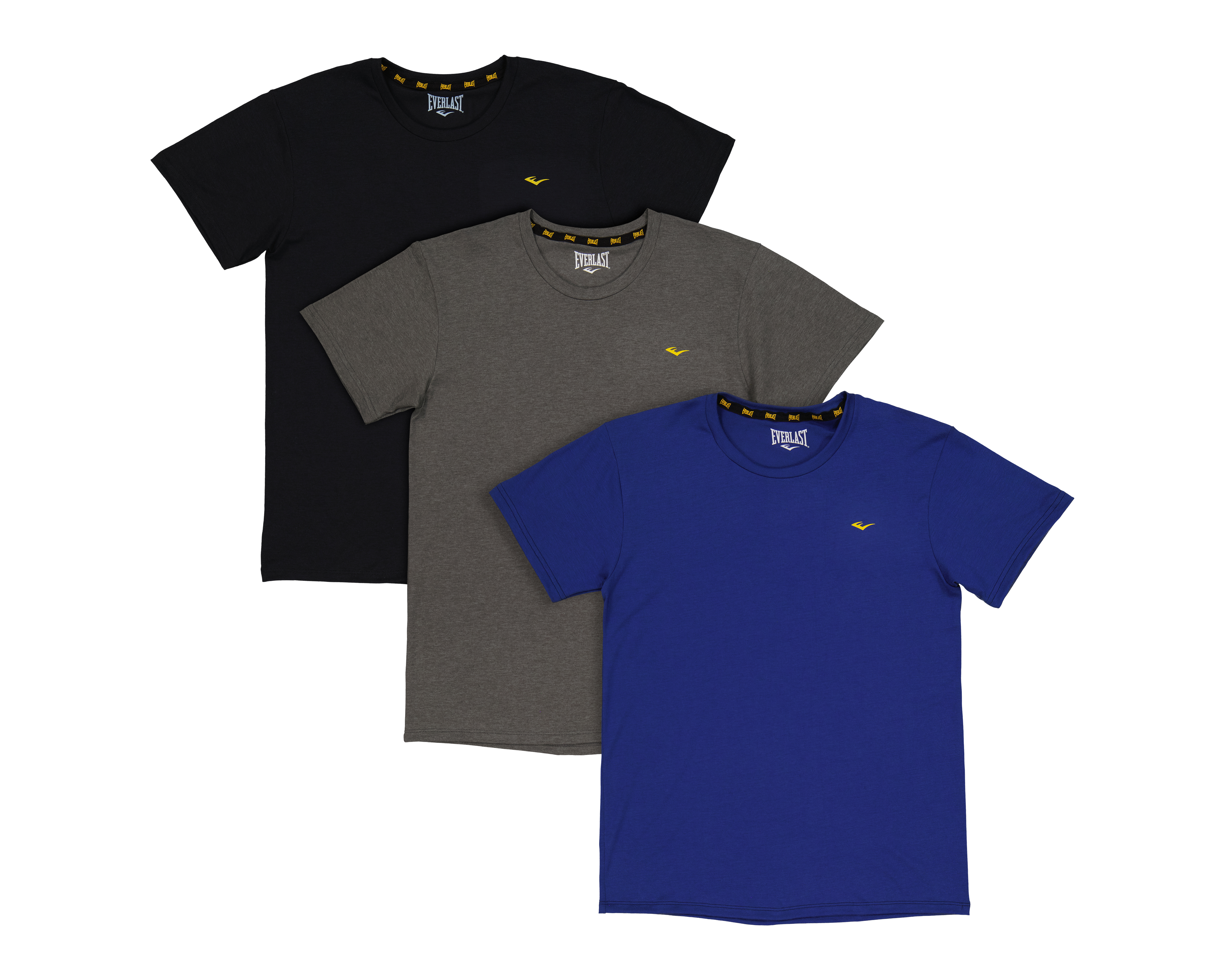 Camiseta Interior Manga Corta Evelast para Hombre 3 Piezas