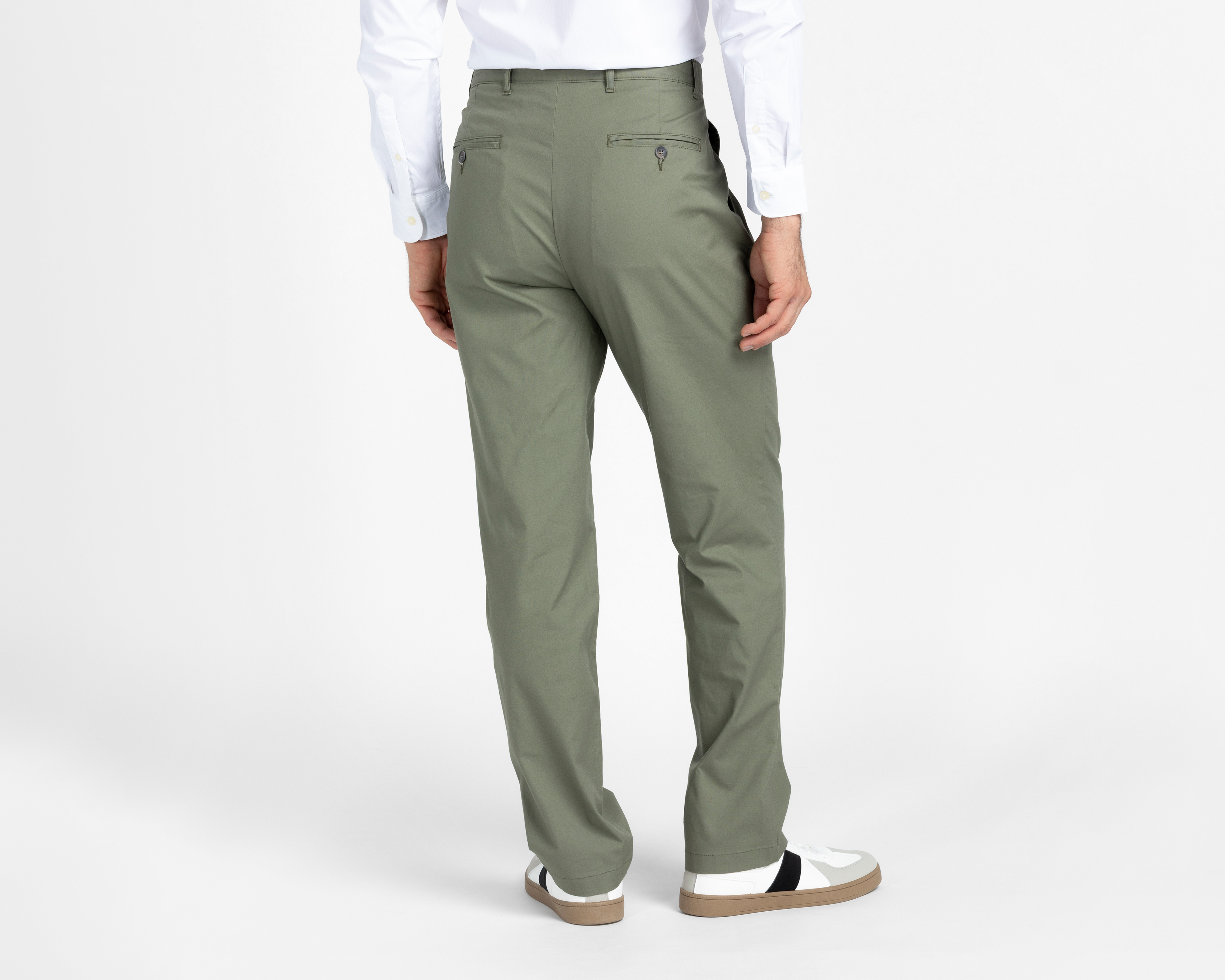 Foto 3 pulgar | Foto 2 | Pantalón Chino Porto Sur Verde Olivo para Hombre