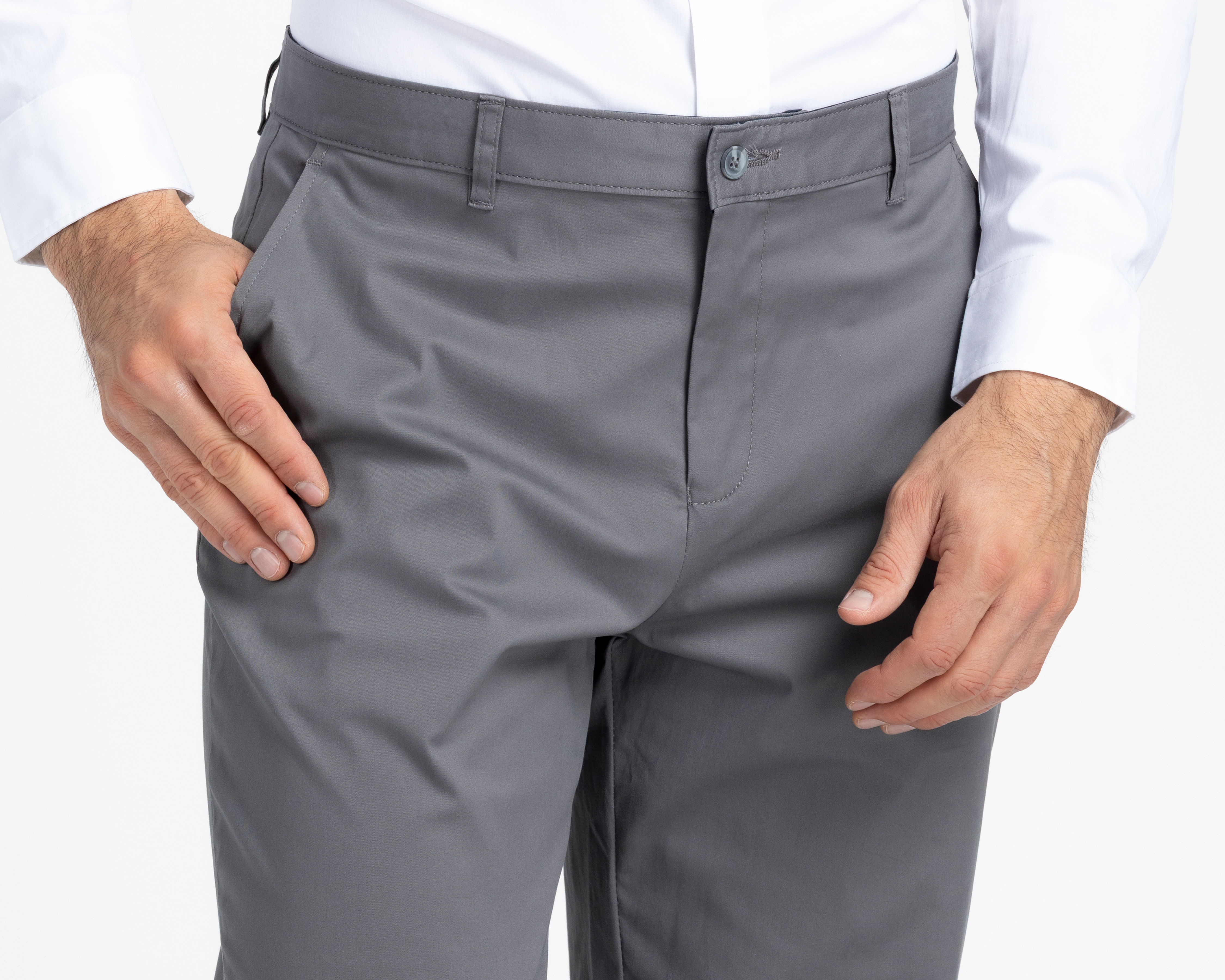 Foto 4 pulgar | Foto 3 | Pantalón Chino Porto Sur Gris para Hombre
