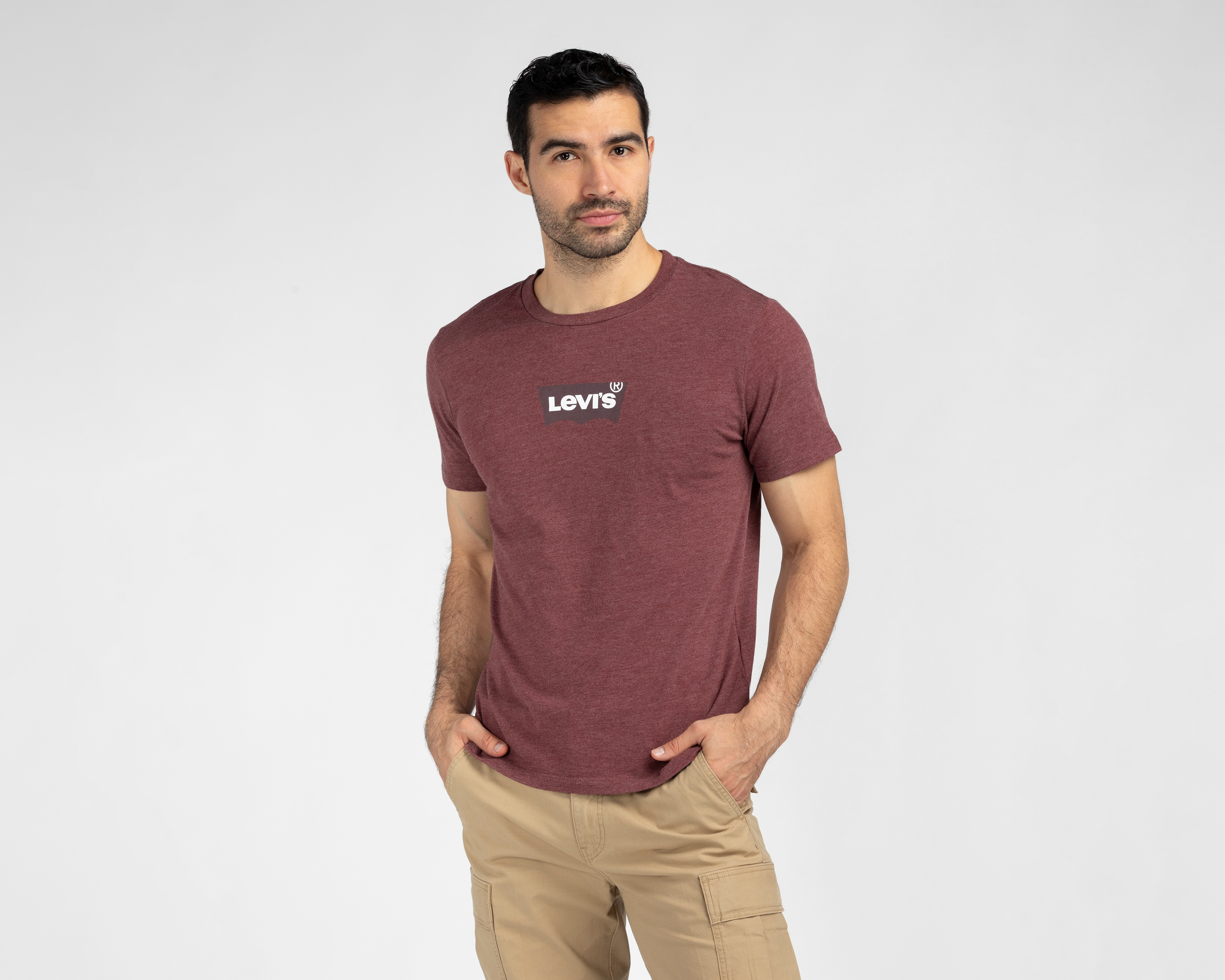 Playera de Cuello Redondo Vino Levi's para Hombre