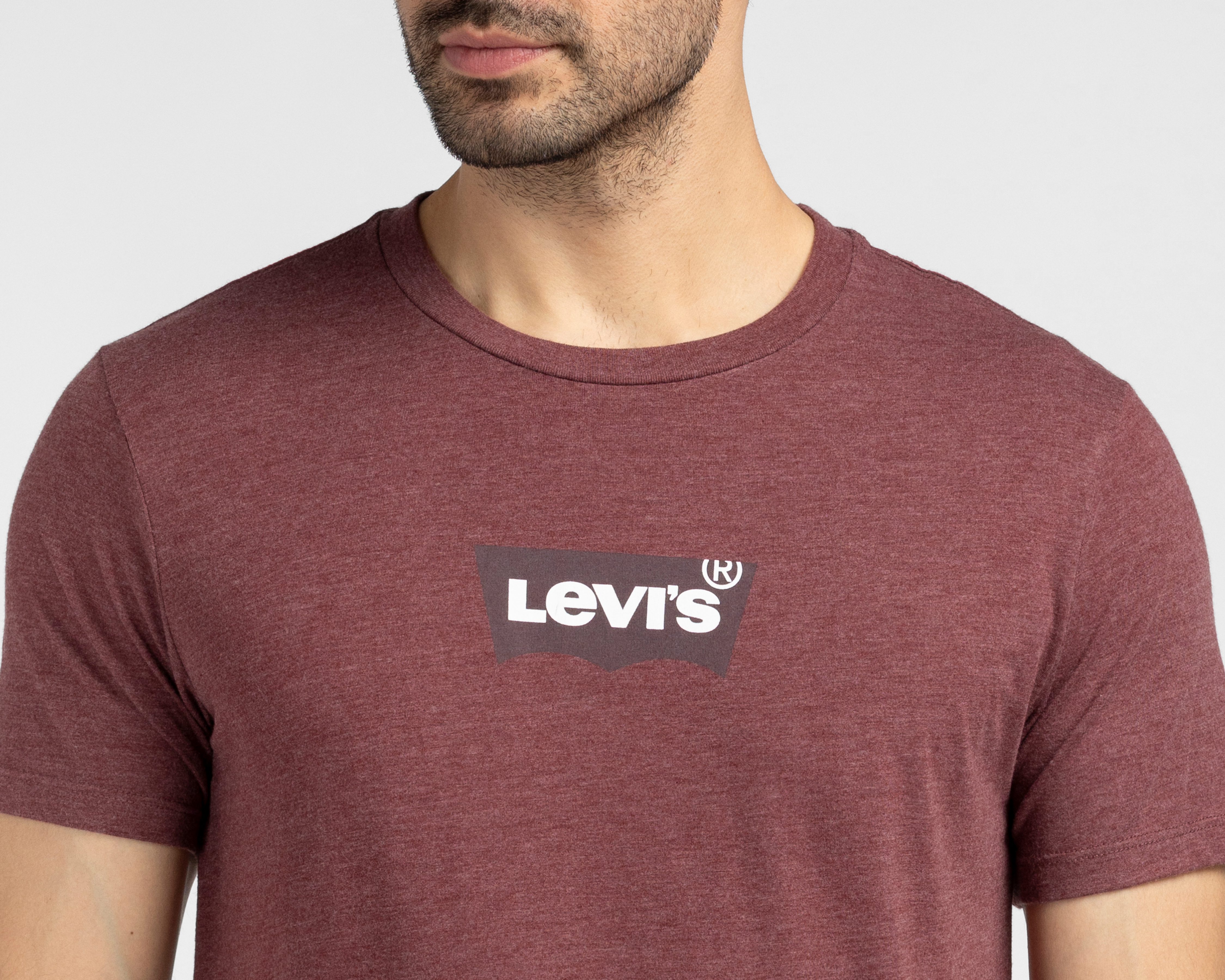 Foto 3 | Foto 3 | Playera de Cuello Redondo Vino Levi's para Hombre