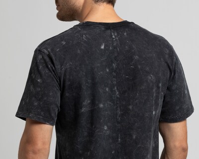 Foto 5 | Foto 5 | Playera de Cuello Redondo Negra Strona para Hombre