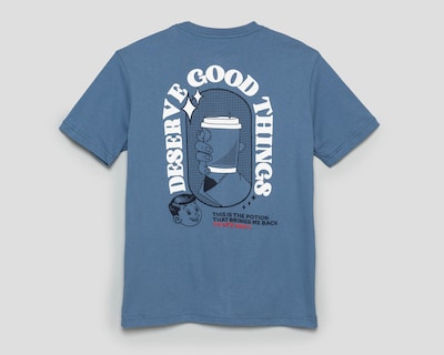 Foto 2 | Foto 2 | Playera de Cuello Redondo Azul Refill para Hombre