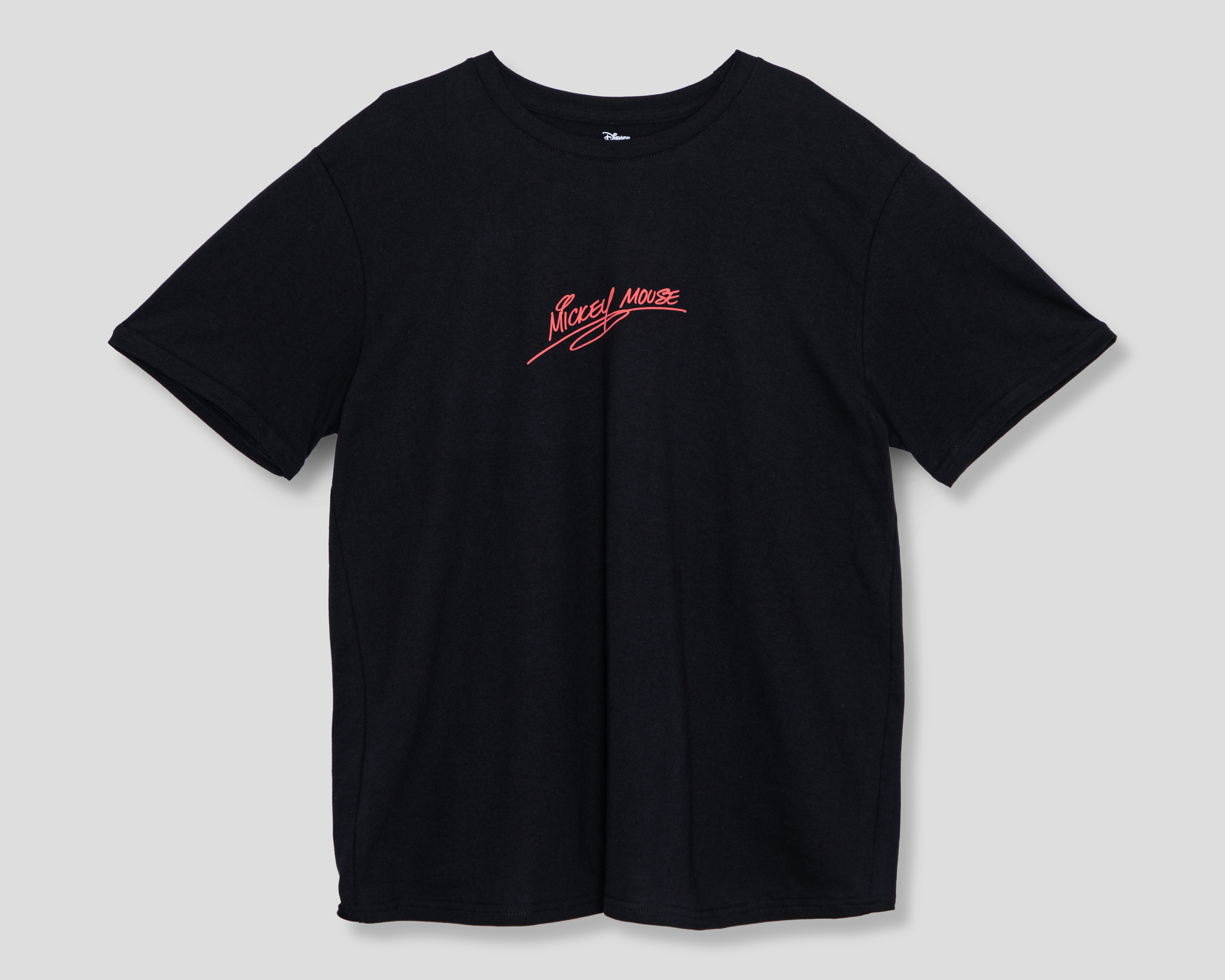 Playera de Cuello Redondo Negra Disney Mickey Mouse para Hombre