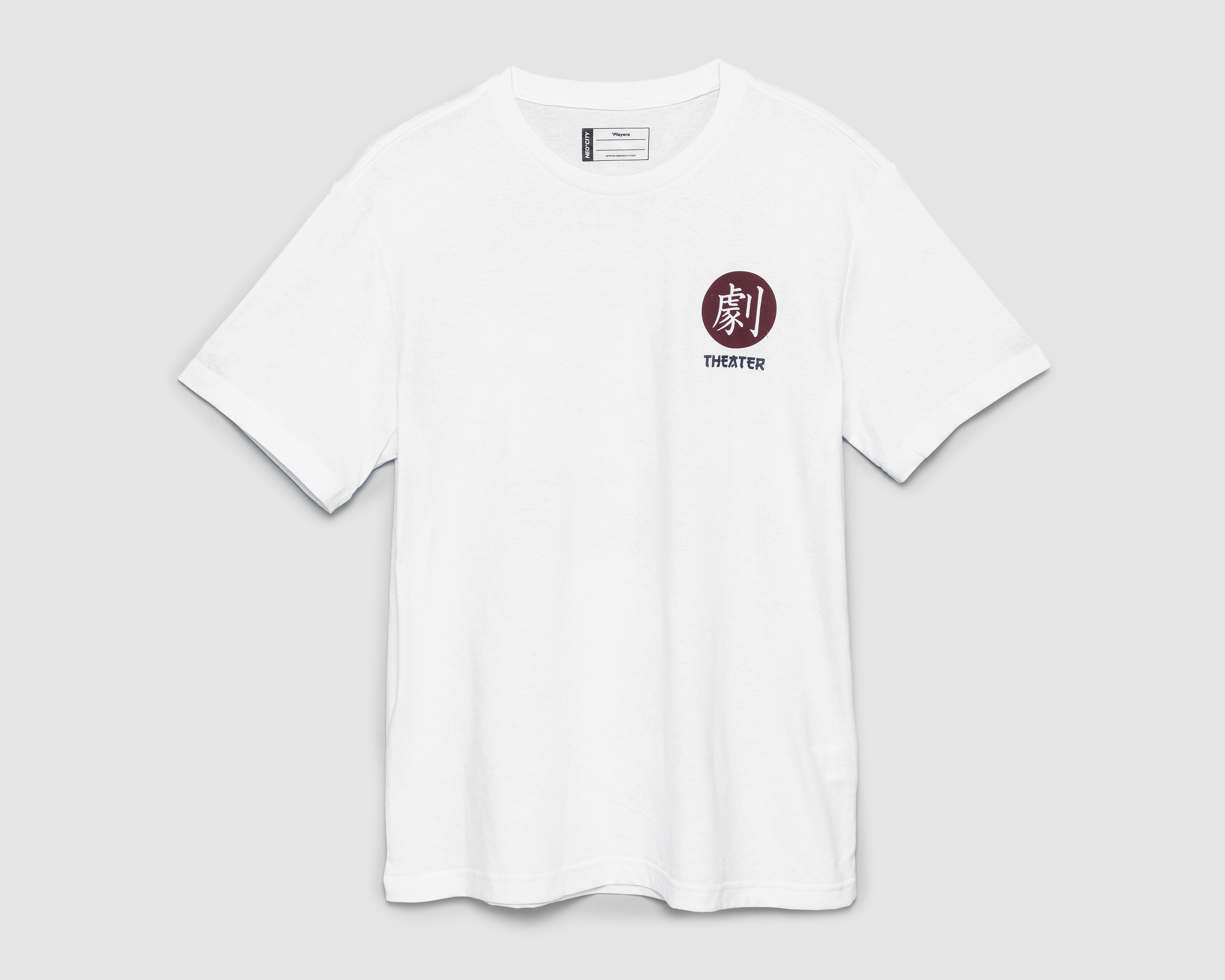 Foto 1 | Foto 1 | Playera de Cuello Redondo Blanca Neo*City para Hombre