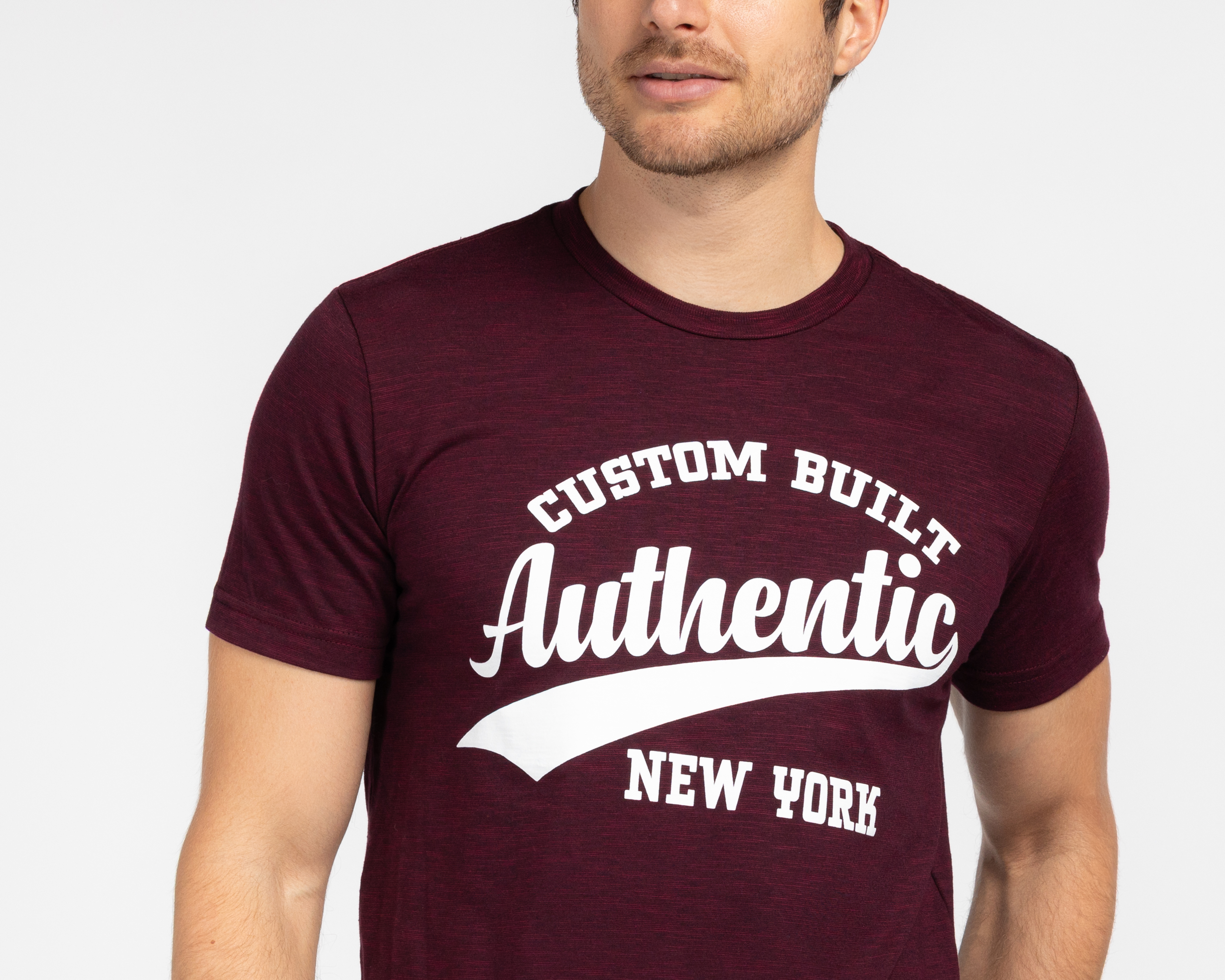 Foto 5 pulgar | Foto 4 | Playera de Cuello Redondo Vino Refill para Hombre