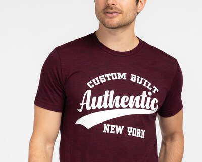 Foto 4 | Foto 4 | Playera de Cuello Redondo Vino Refill para Hombre