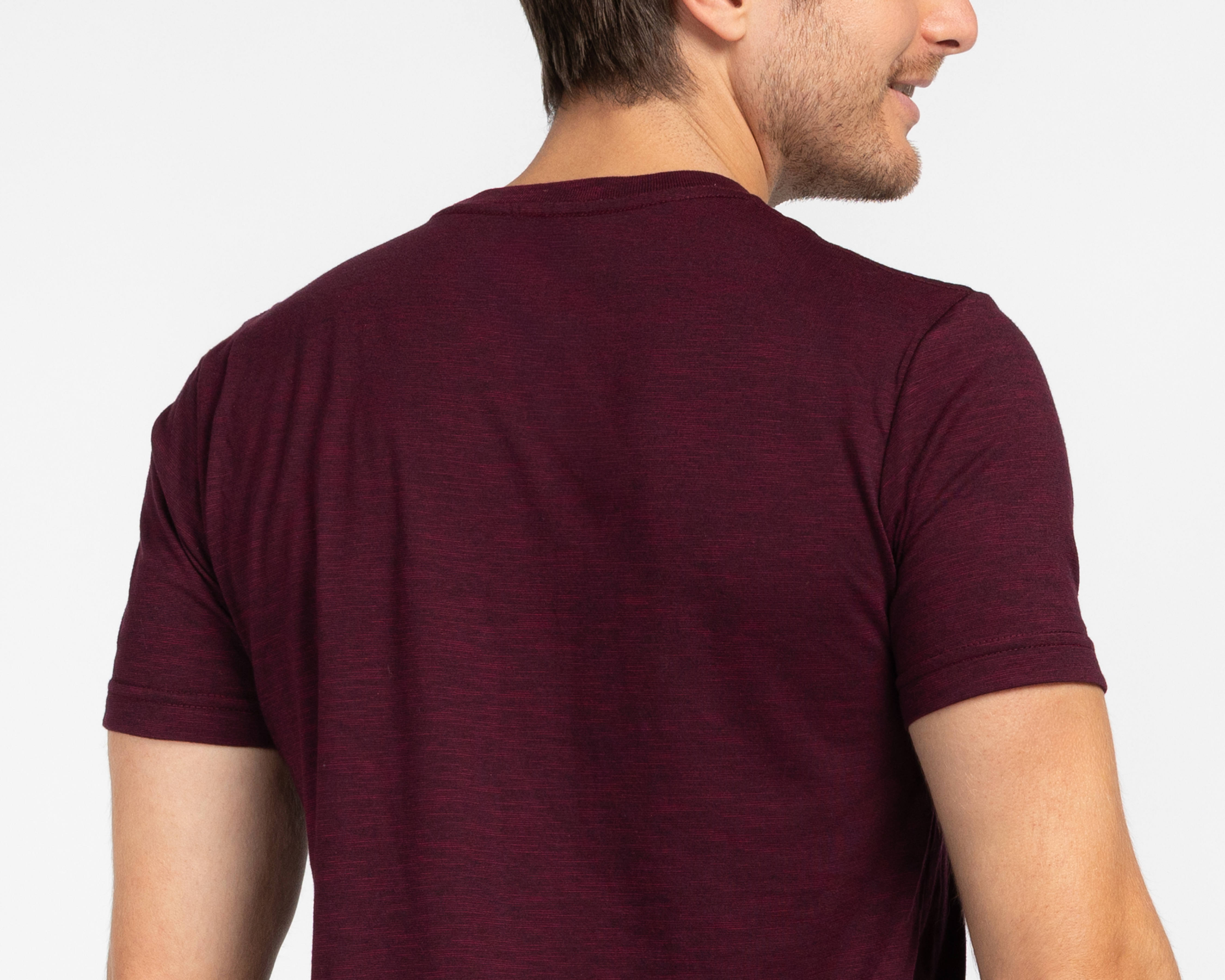 Foto 6 pulgar | Foto 5 | Playera de Cuello Redondo Vino Refill para Hombre