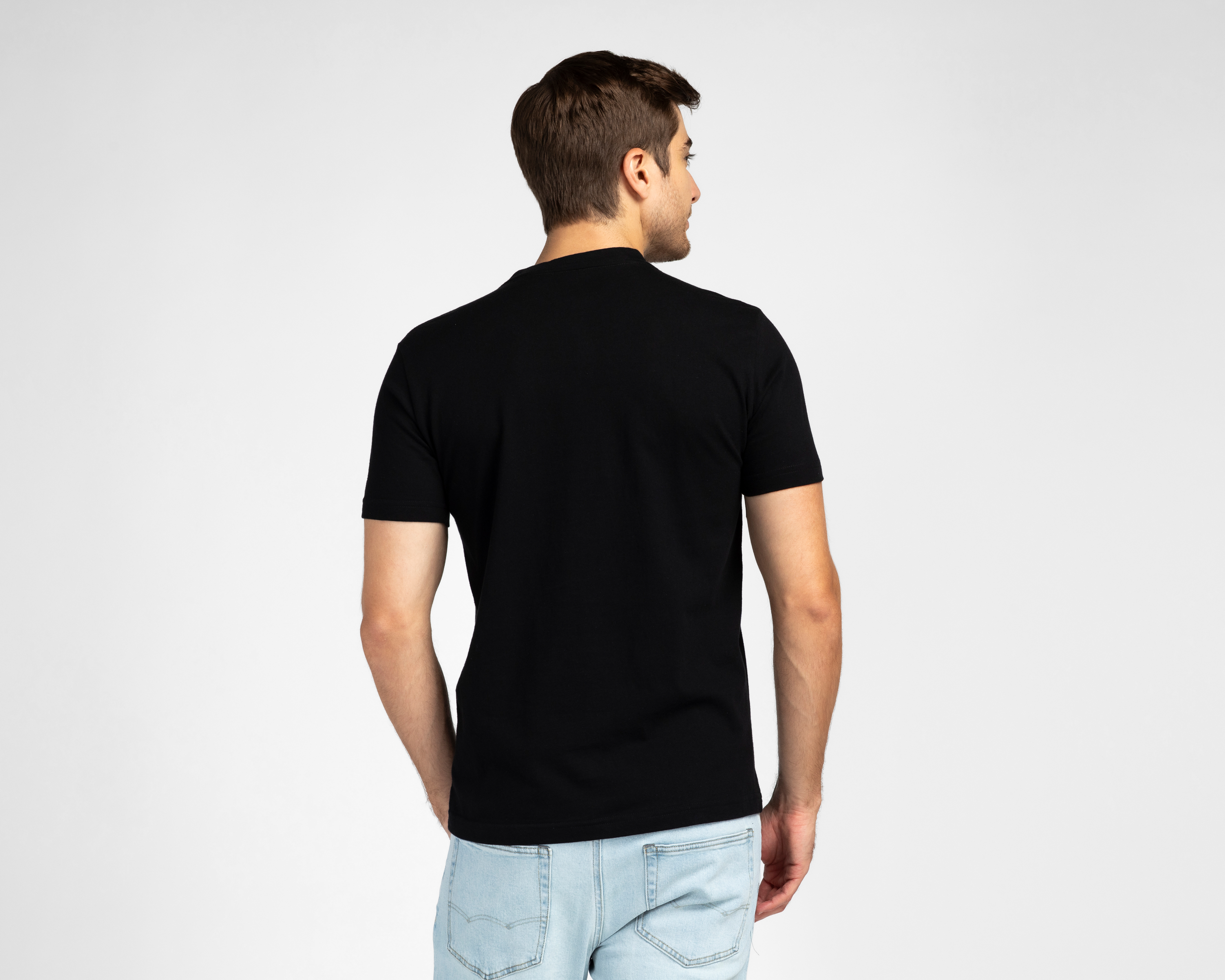 Foto 3 pulgar | Foto 2 | Playera Cuello Redondo Negra Stranger Things para Hombre