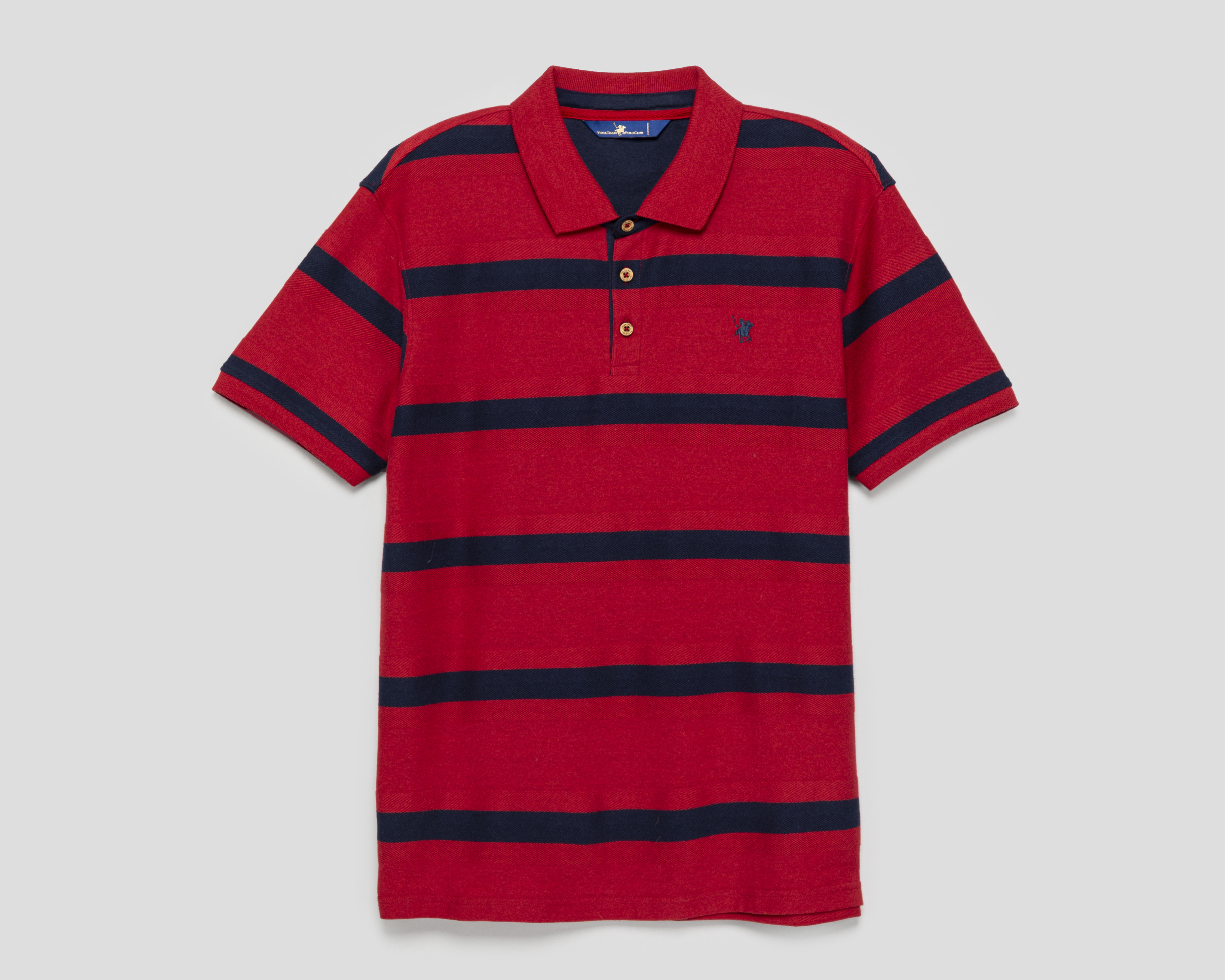 Playera Polo York Team Polo Club Roja para Hombre