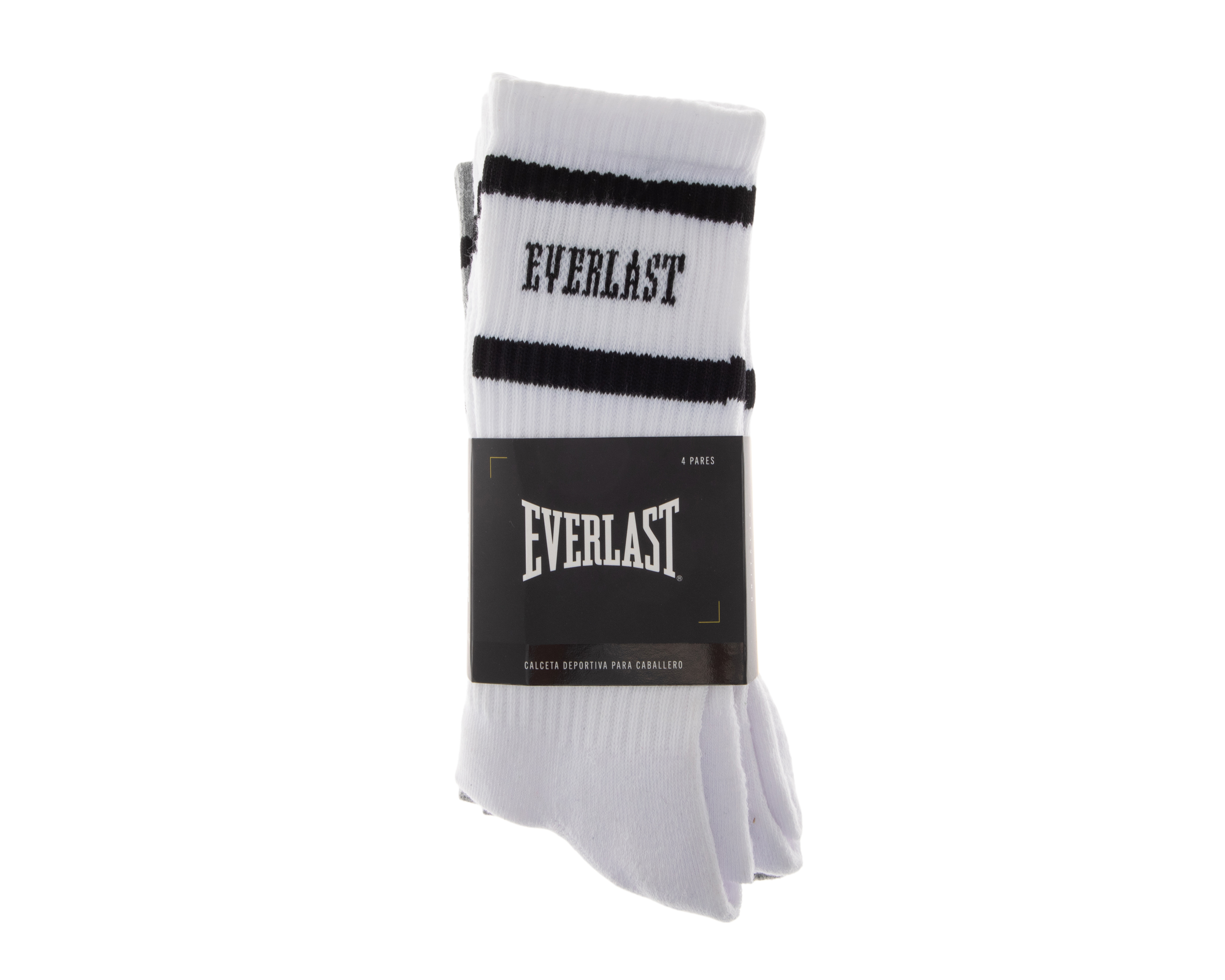Foto 4 pulgar | Foto 3 | Calcetas Deportivas Everlast para Hombre 4 Pares