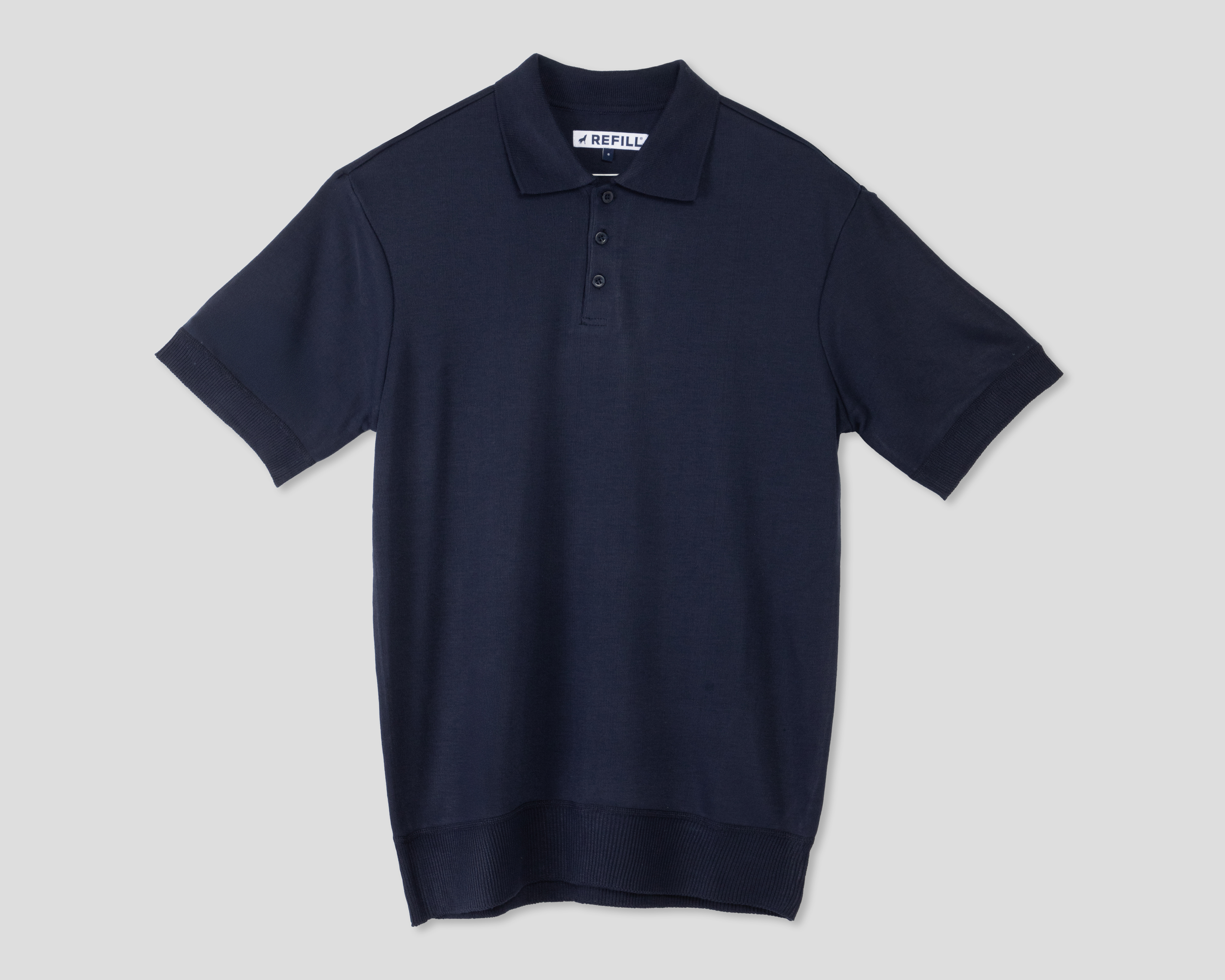 Playera Polo Refill Azul para Hombre