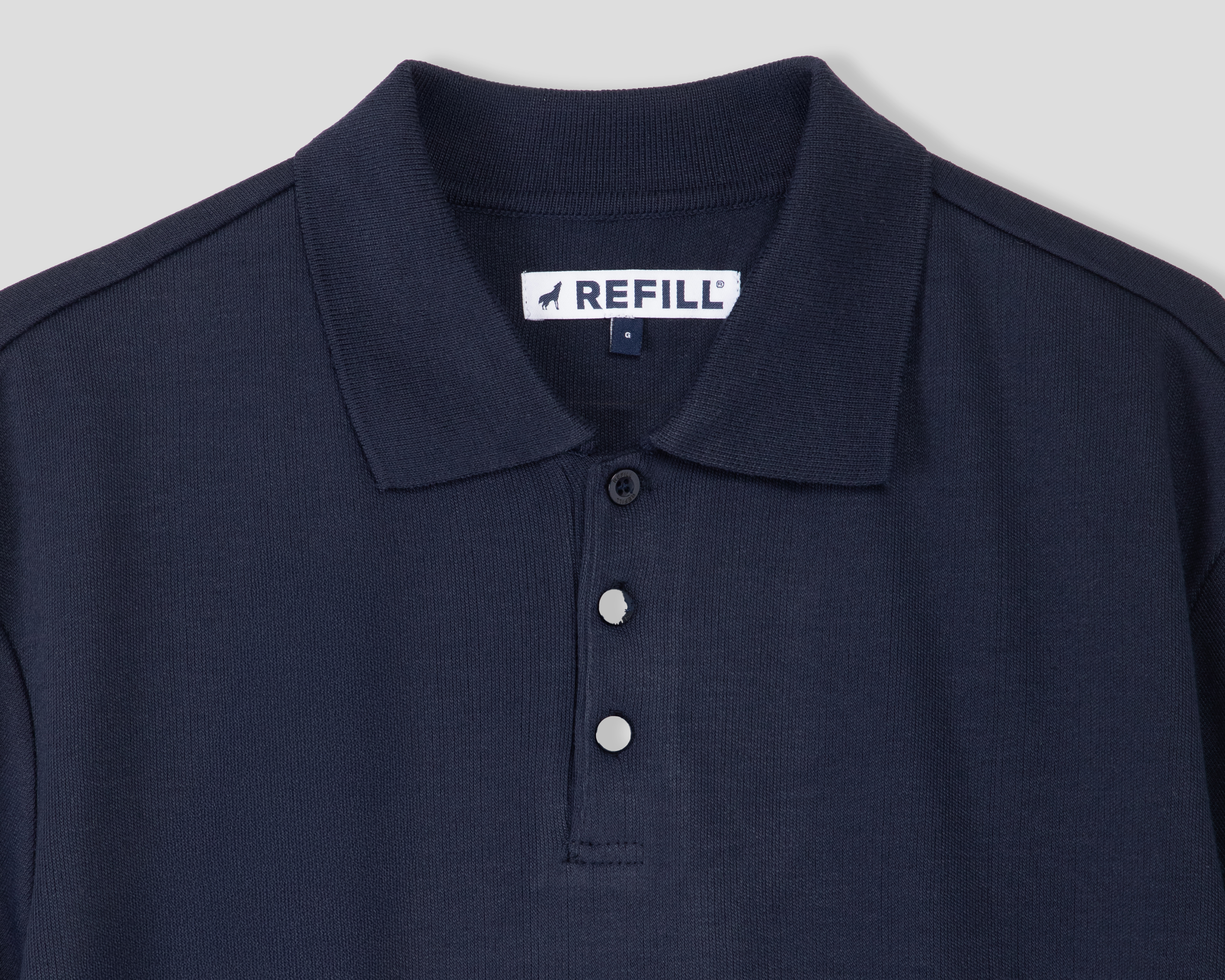 Foto 4 pulgar | Foto 3 | Playera Polo Refill Azul para Hombre