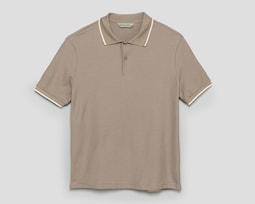 Playera Polo Porto Sur Caqui para Hombre