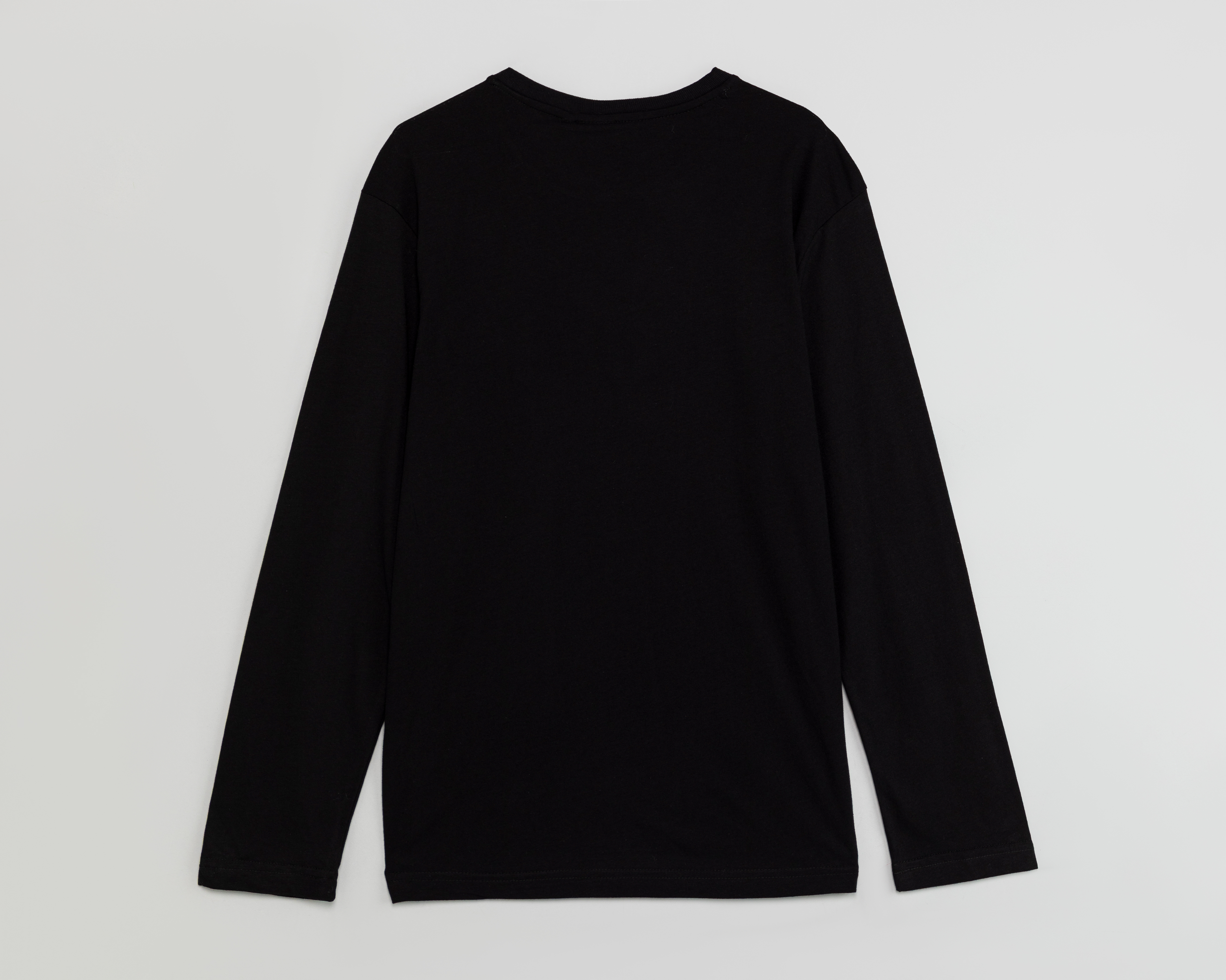 Foto 2 | Foto 2 | Playera Manga Larga Negra Oggi para Hombre