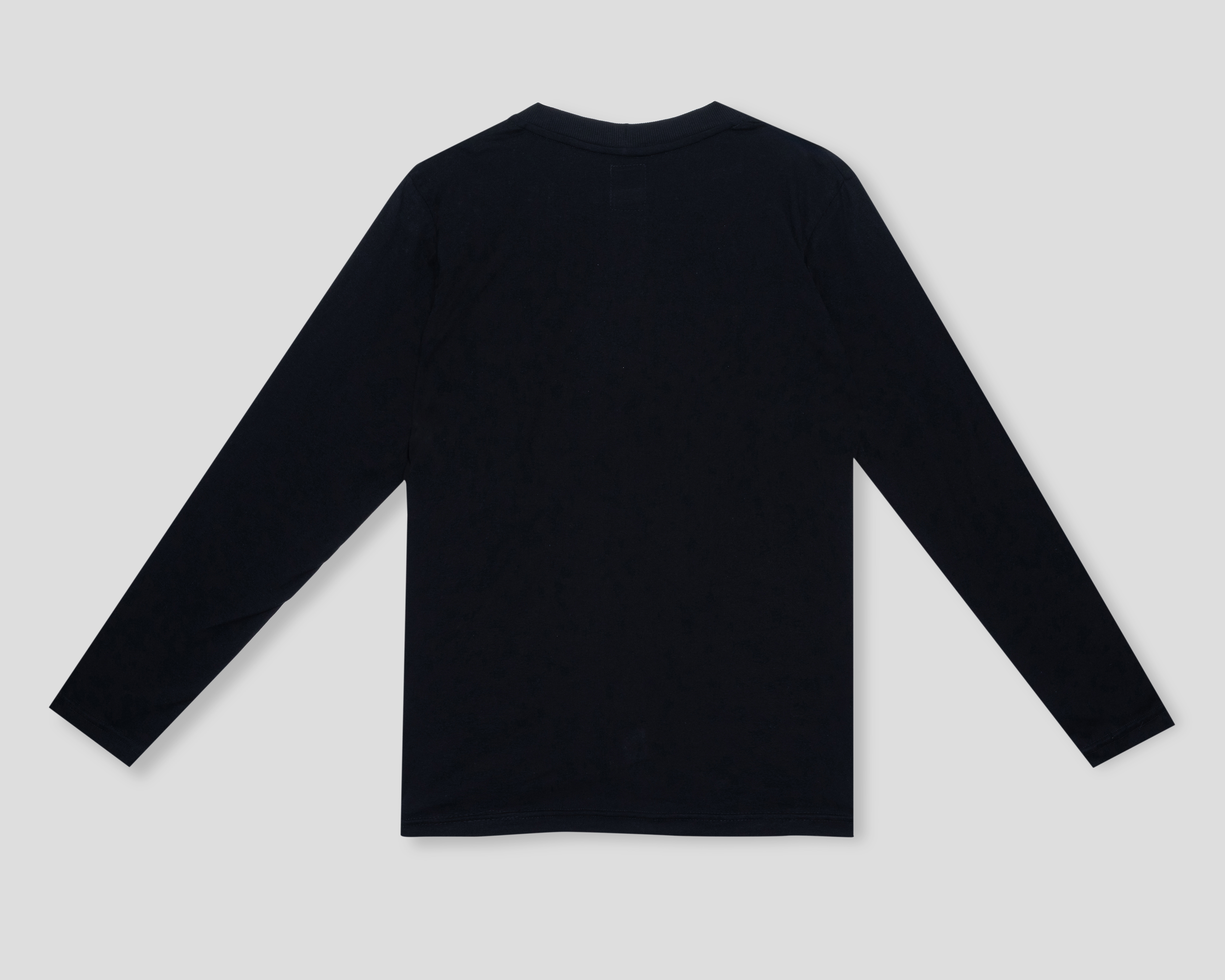 Foto 3 pulgar | Foto 2 | Playera de Cuello Redondo Negra Boy London para Hombre