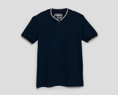 Foto 1 | Foto 1 | Playera de Cuello Henley Azul Refill para Hombre