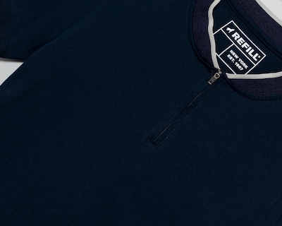 Foto 3 | Foto 3 | Playera de Cuello Henley Azul Refill para Hombre