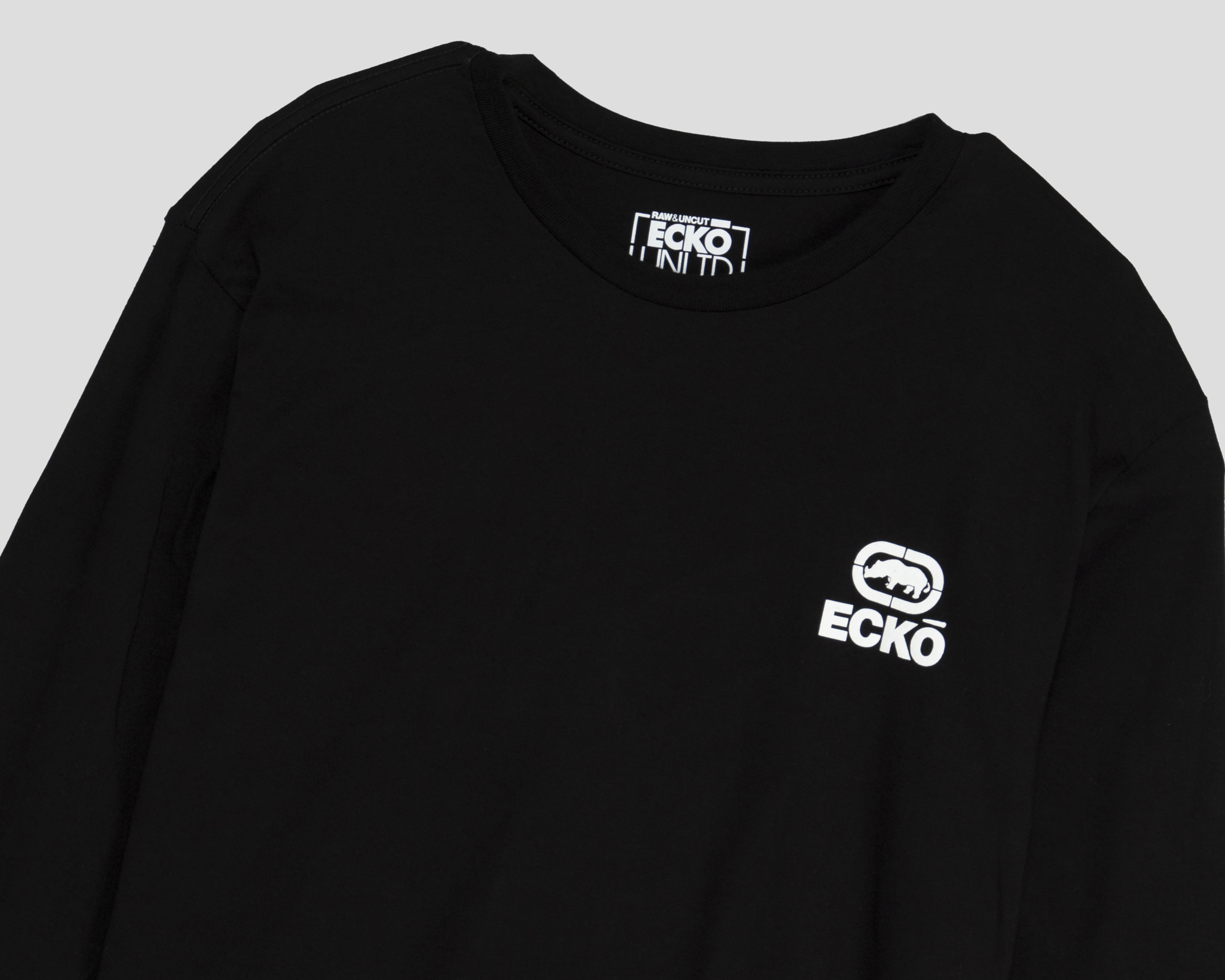 Foto 4 pulgar | Foto 3 | Playera Manga Larga Negra Ecko Unltd. para Hombre