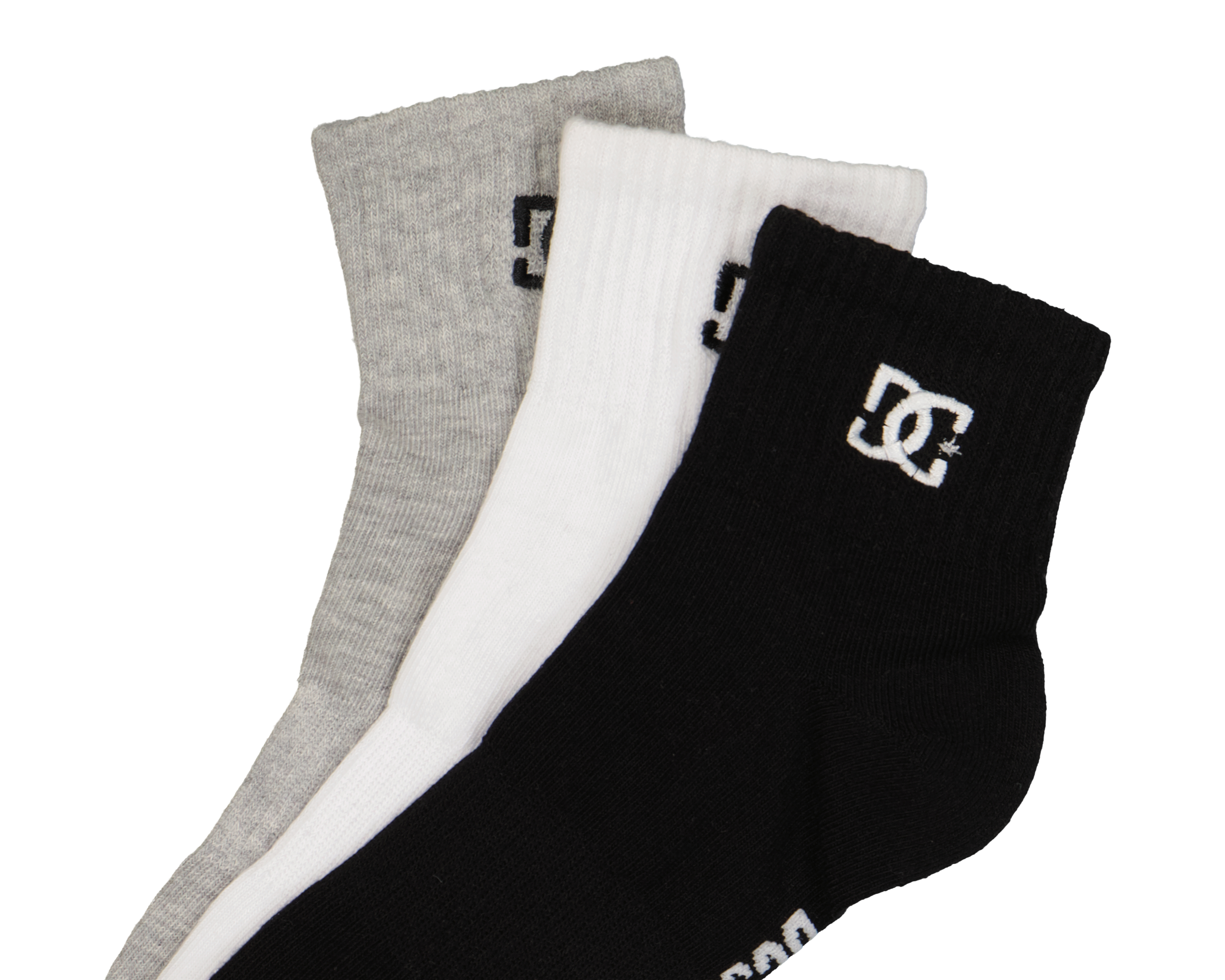 Foto 2 | Foto 2 | Calcetas Cortas Deportivas DC Shoes para Hombre 3 Pares