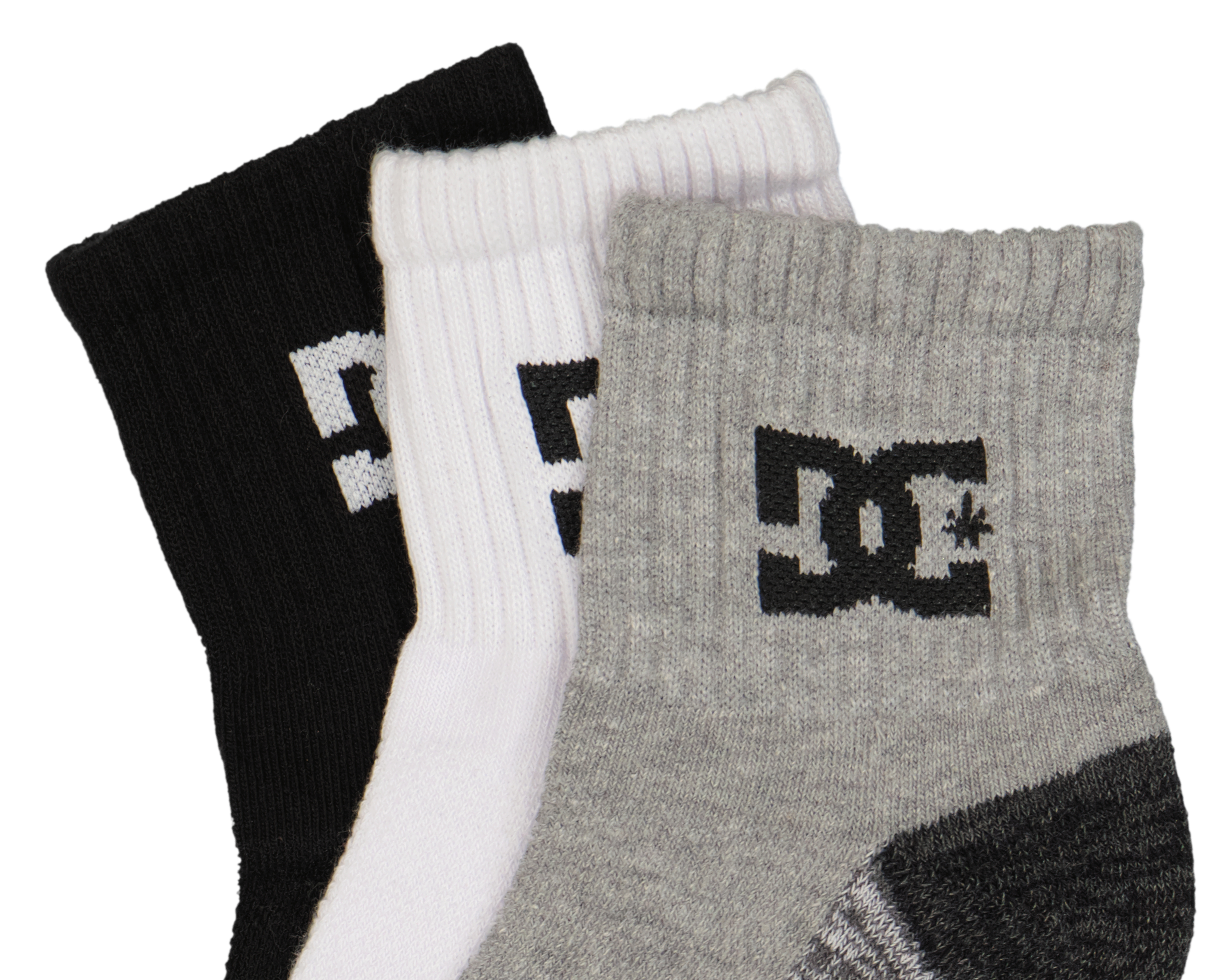 Foto 2 | Foto 2 | Calcetas Cortas Deportivas DC Shoes para Hombre 3 Pares