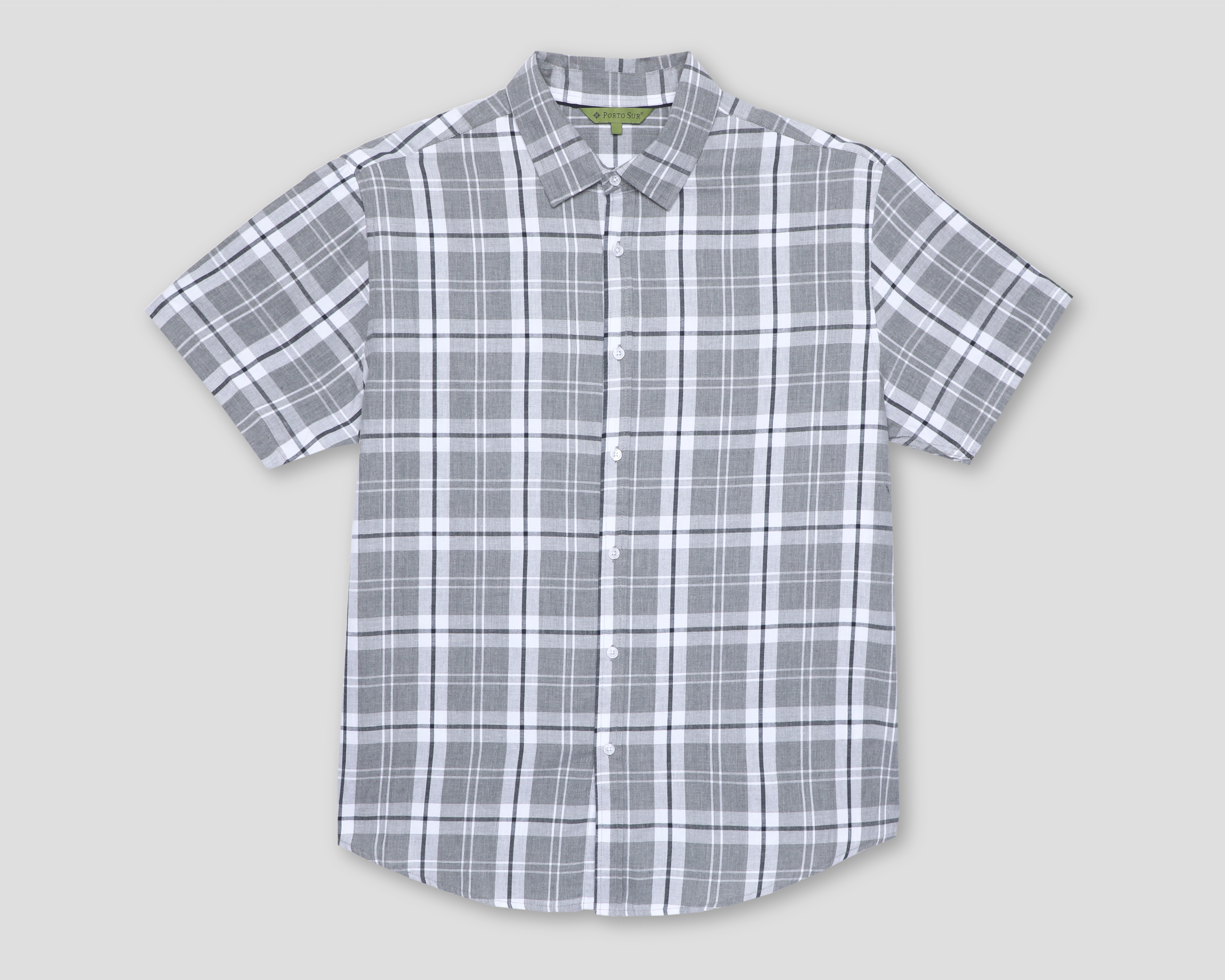 Foto 2 pulgar | Foto 1 | Camisa Casual Porto Sur Regular a Cuadros para Hombre