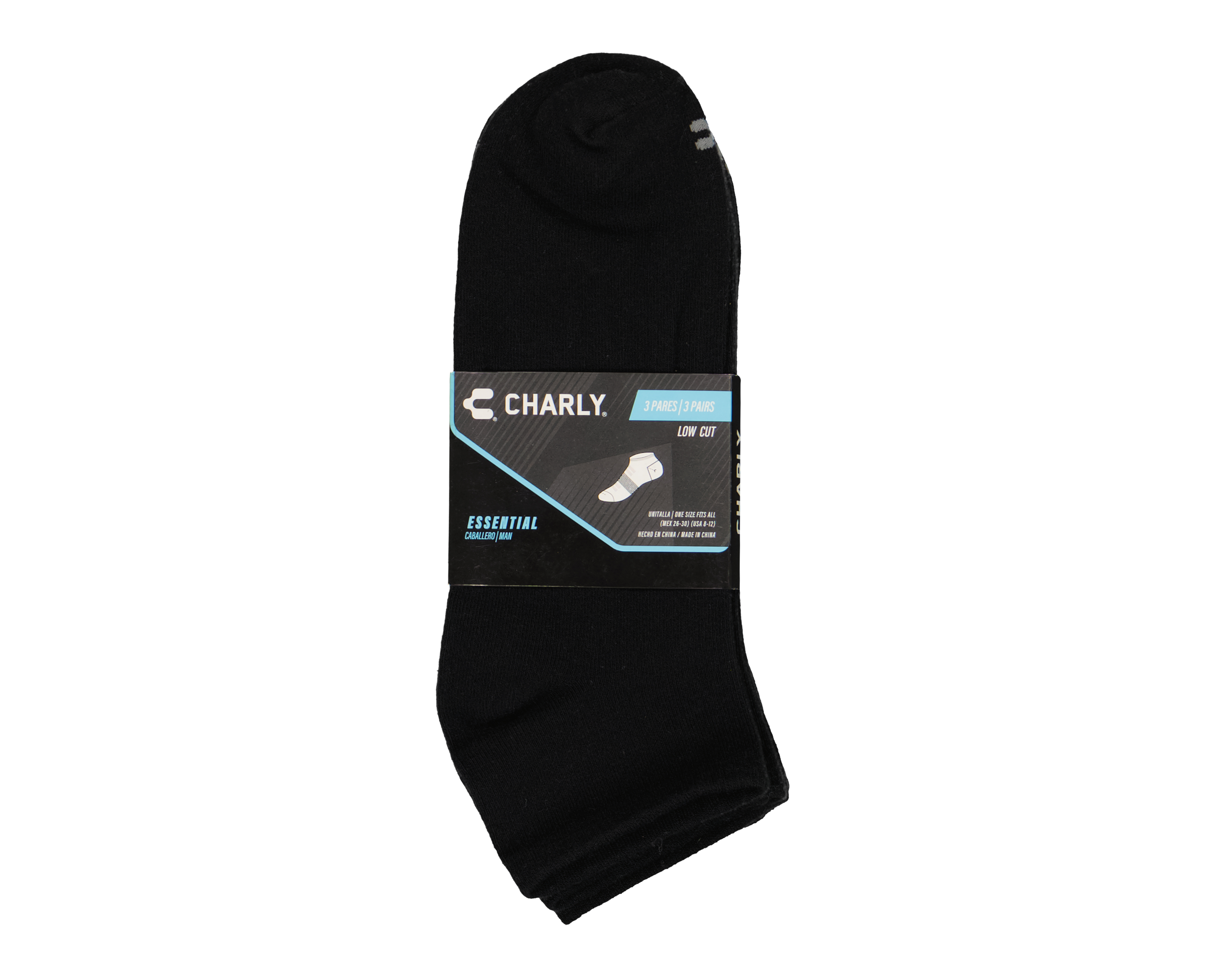 Foto 4 pulgar | Foto 3 | Calcetas Tines Deportivas Charly para Hombre 3 Pares
