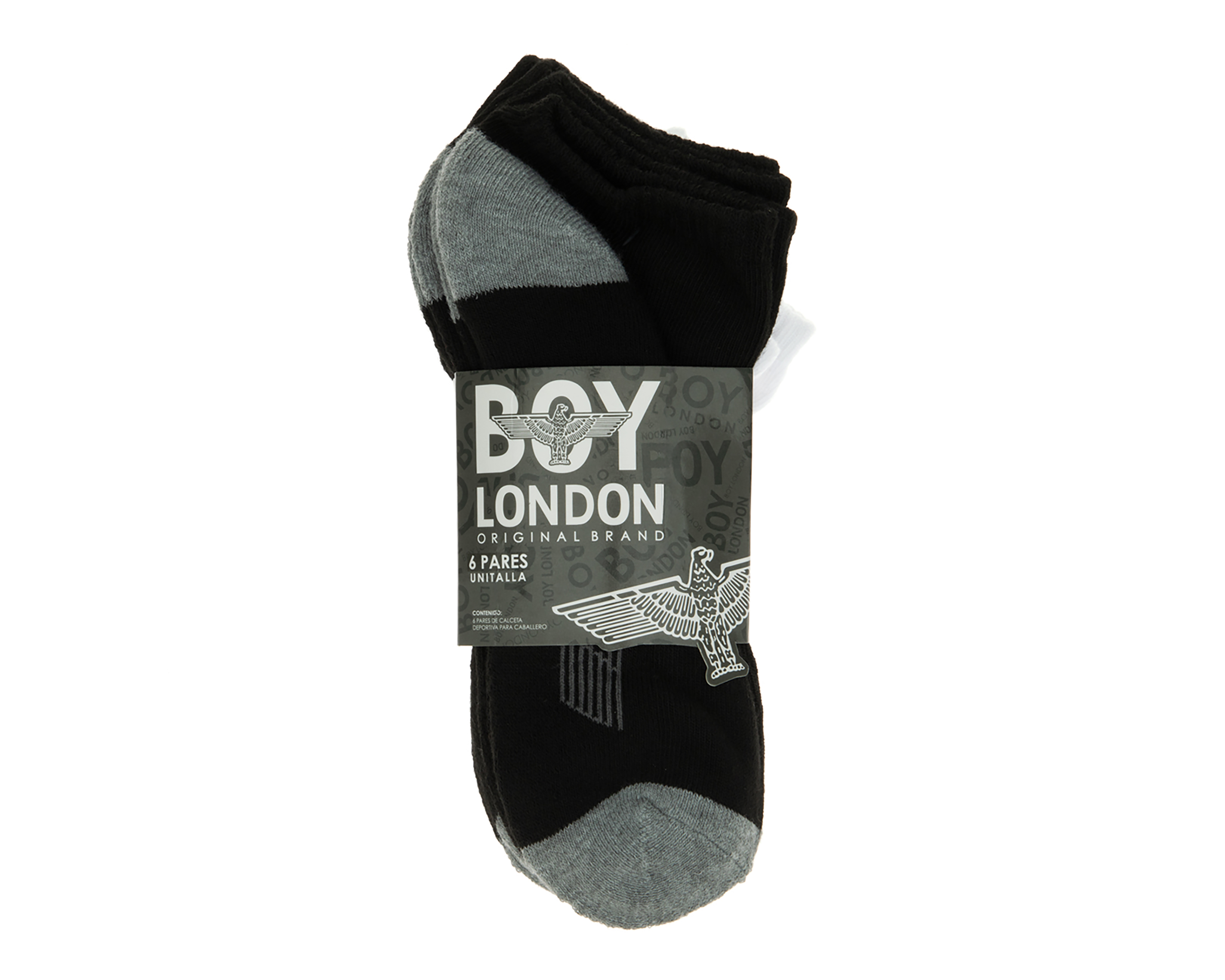 Foto 3 | Foto 3 | Calcetas Deportivas Boy London para Hombre 6 Pares
