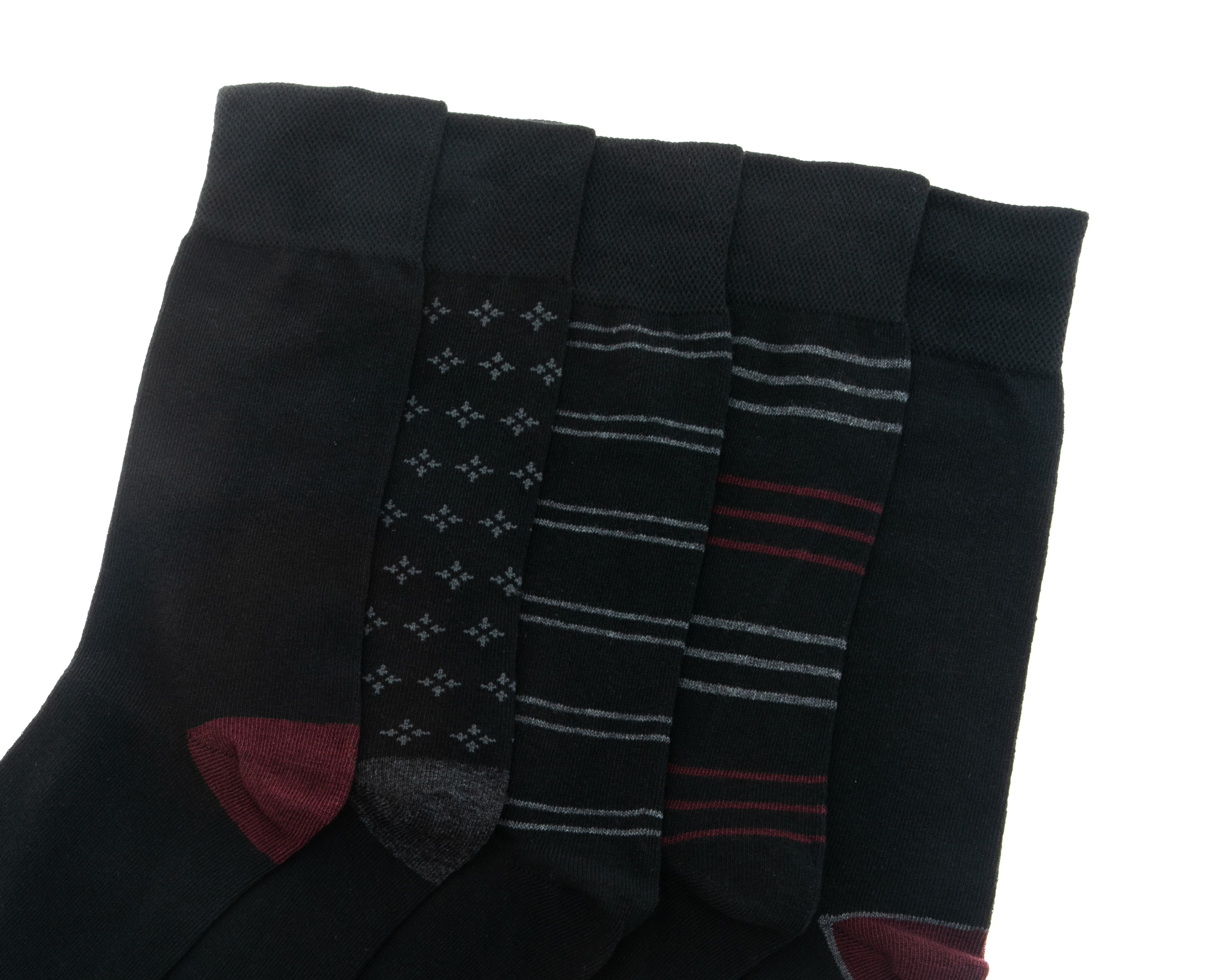 Foto 3 pulgar | Foto 2 | Calcetas Largas de Vestir Wall Street para Hombre 5 Pares