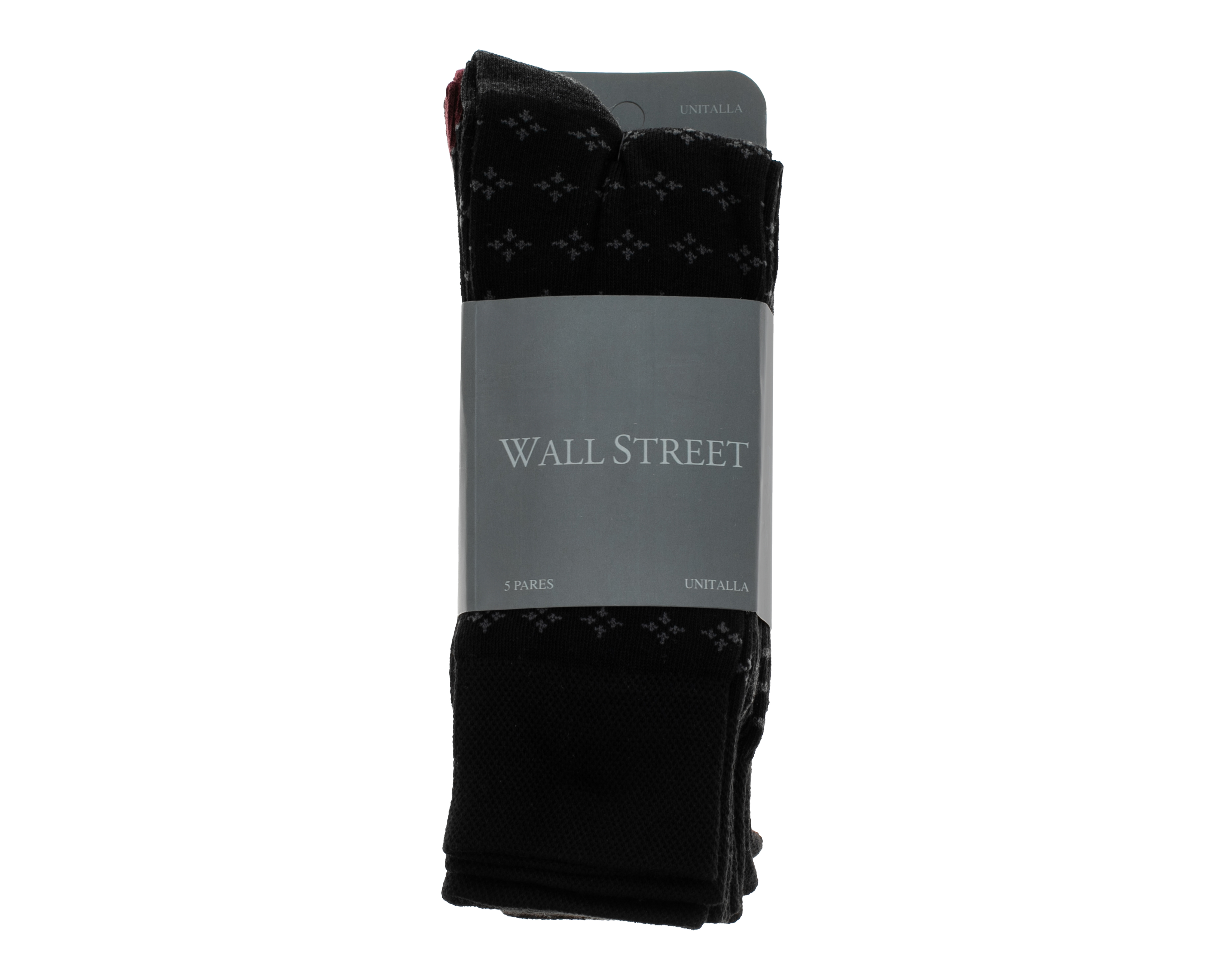 Foto 3 | Foto 3 | Calcetas Largas de Vestir Wall Street para Hombre 5 Pares