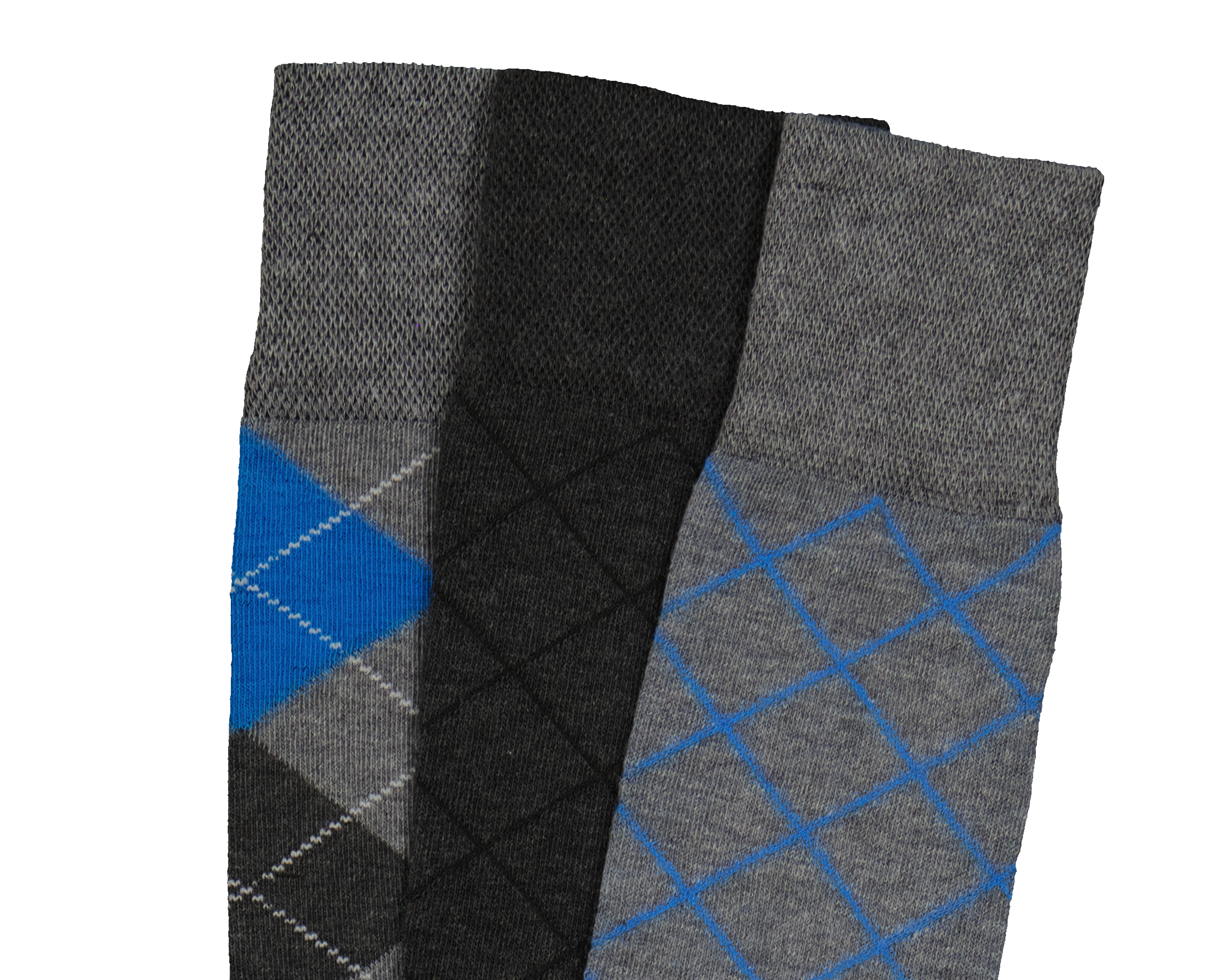 Foto 2 | Foto 2 | Calcetas Largas Perry Ellis para Hombre 3 Pares