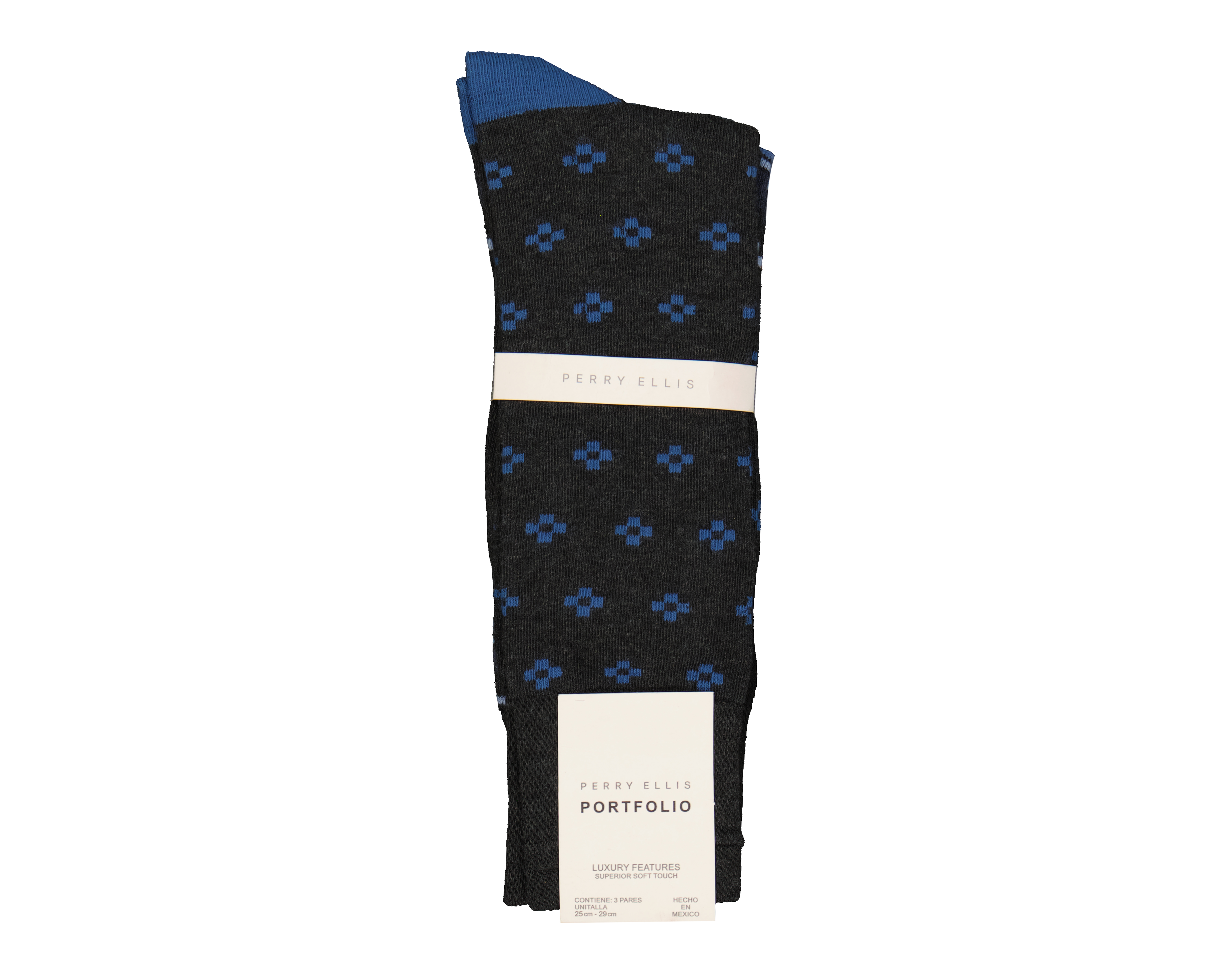 Foto 3 | Foto 3 | Calcetas Largas Perry Ellis para Hombre 3 Pares