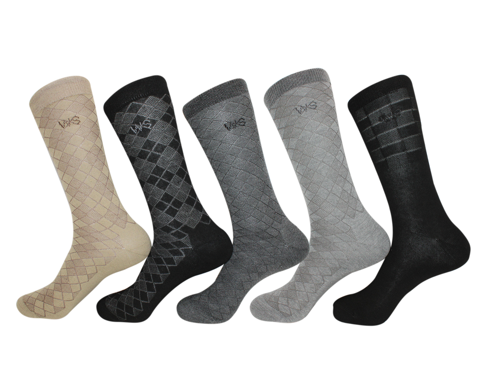 Foto 3 pulgar | Foto 2 | Calcetas Largas Wall Street para Hombre 5 Pares