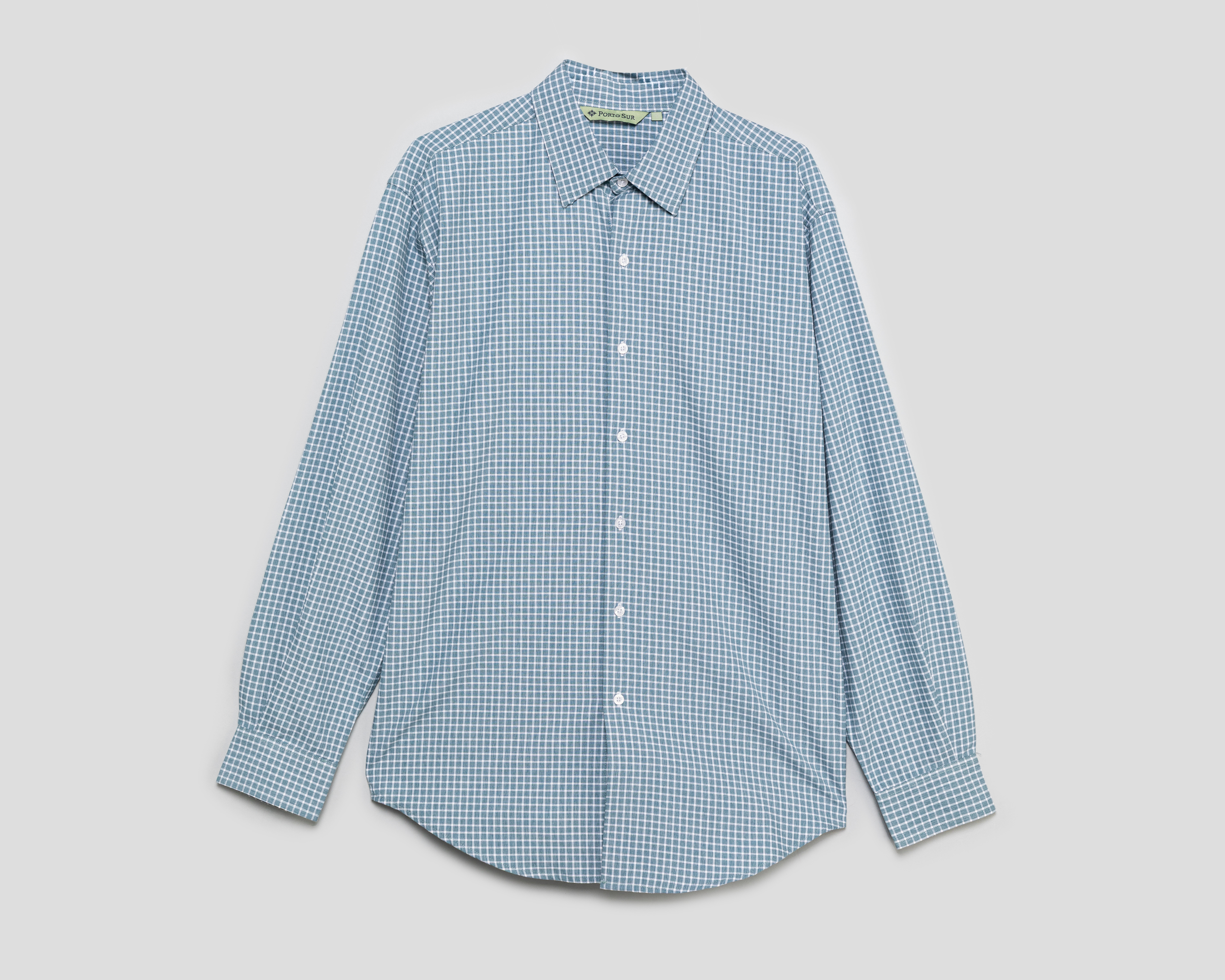 Camisa Casual Porto Sur Regular Fit a Cuadros para Hombre