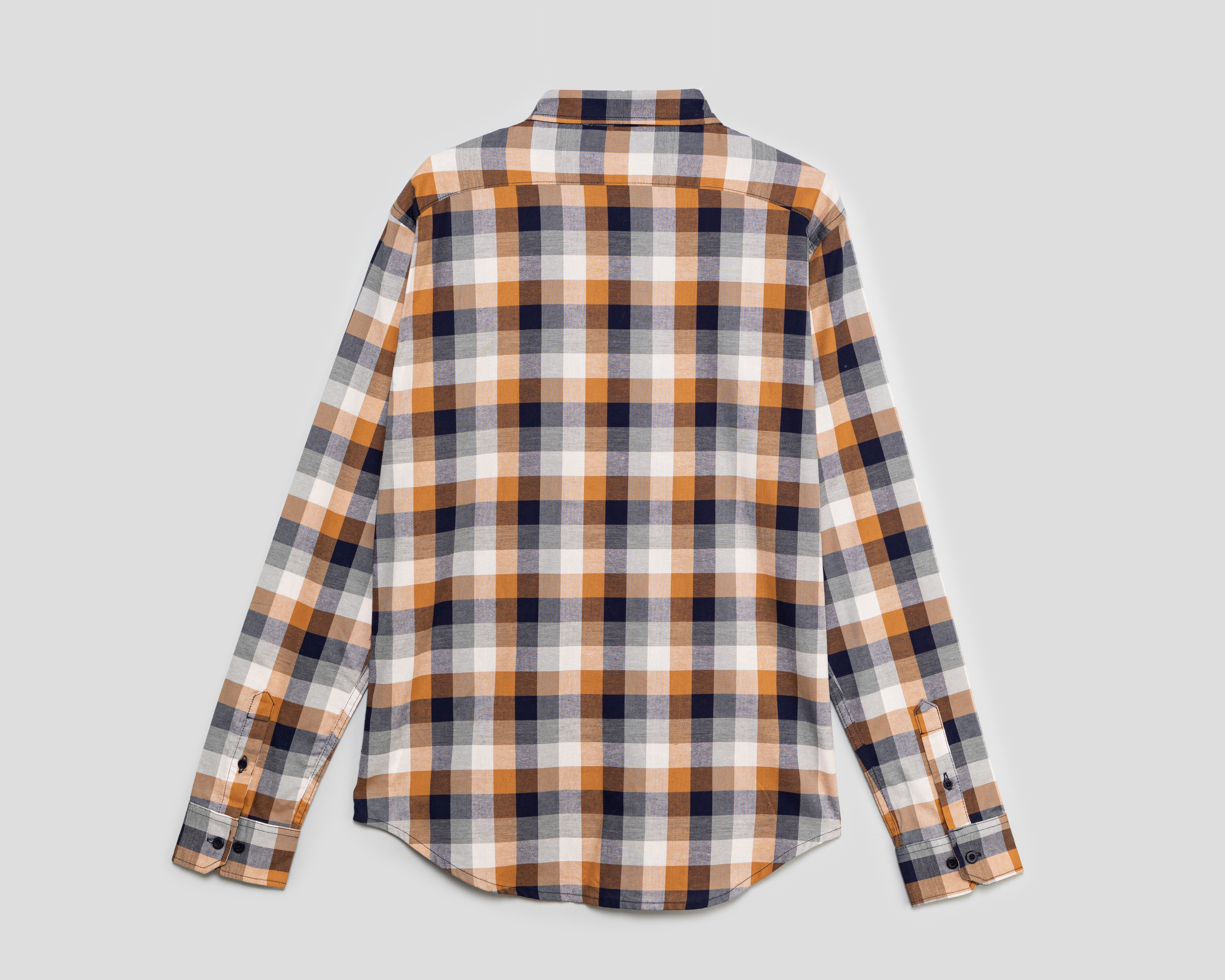 Foto 2 | Foto 2 | Camisa Casual de Algodón Oggi Regular Fit a Cuadros para Hombre